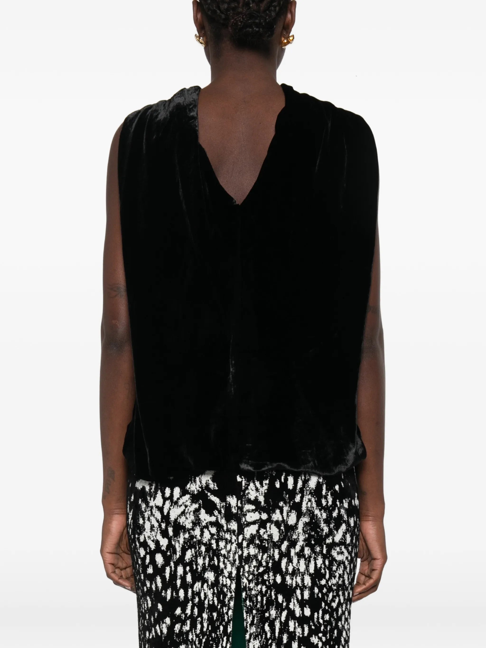 Scarlett velvet top