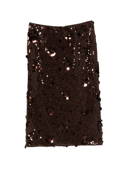 sequins midi skirt