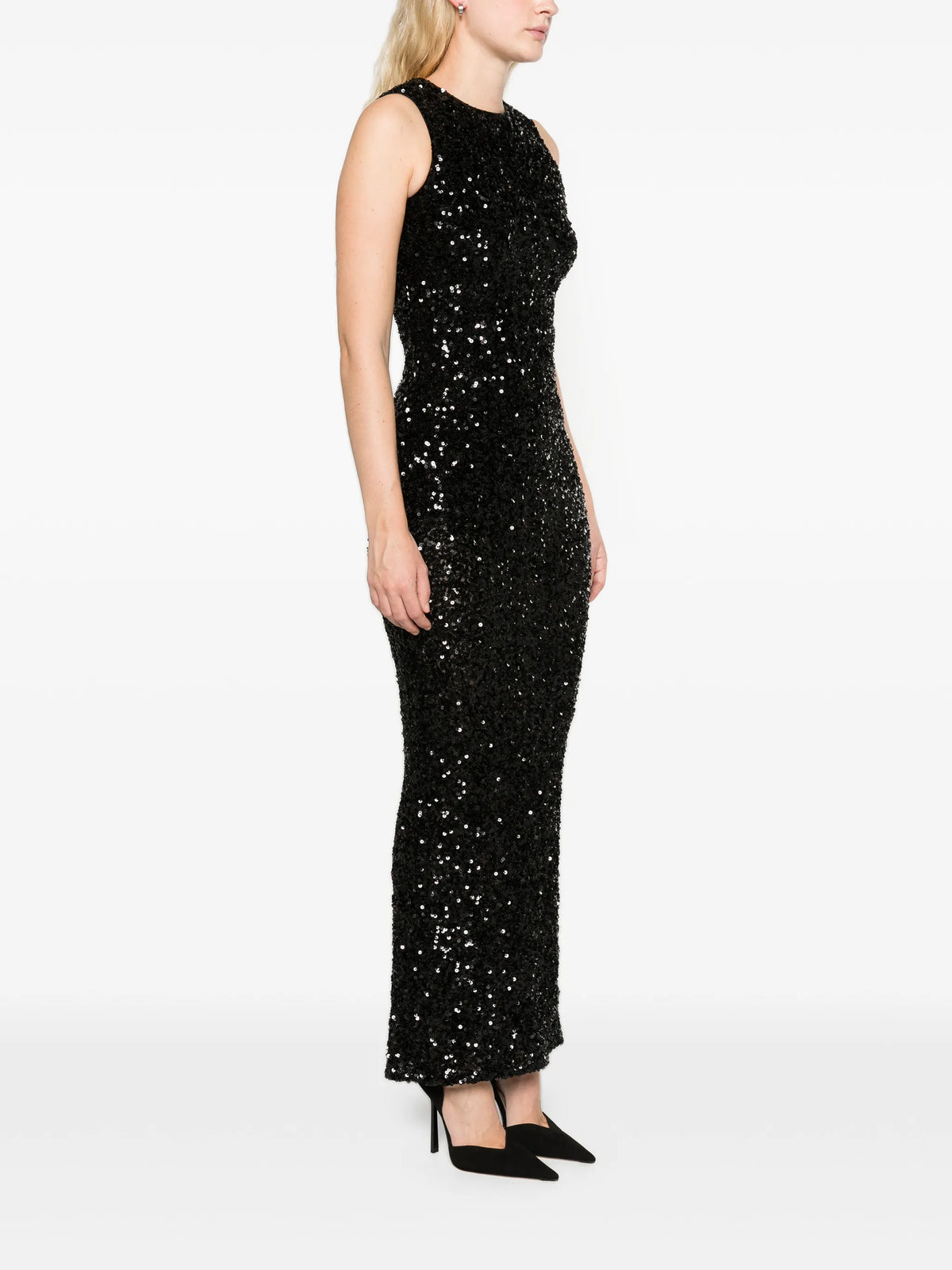 sequins sleeveless dress