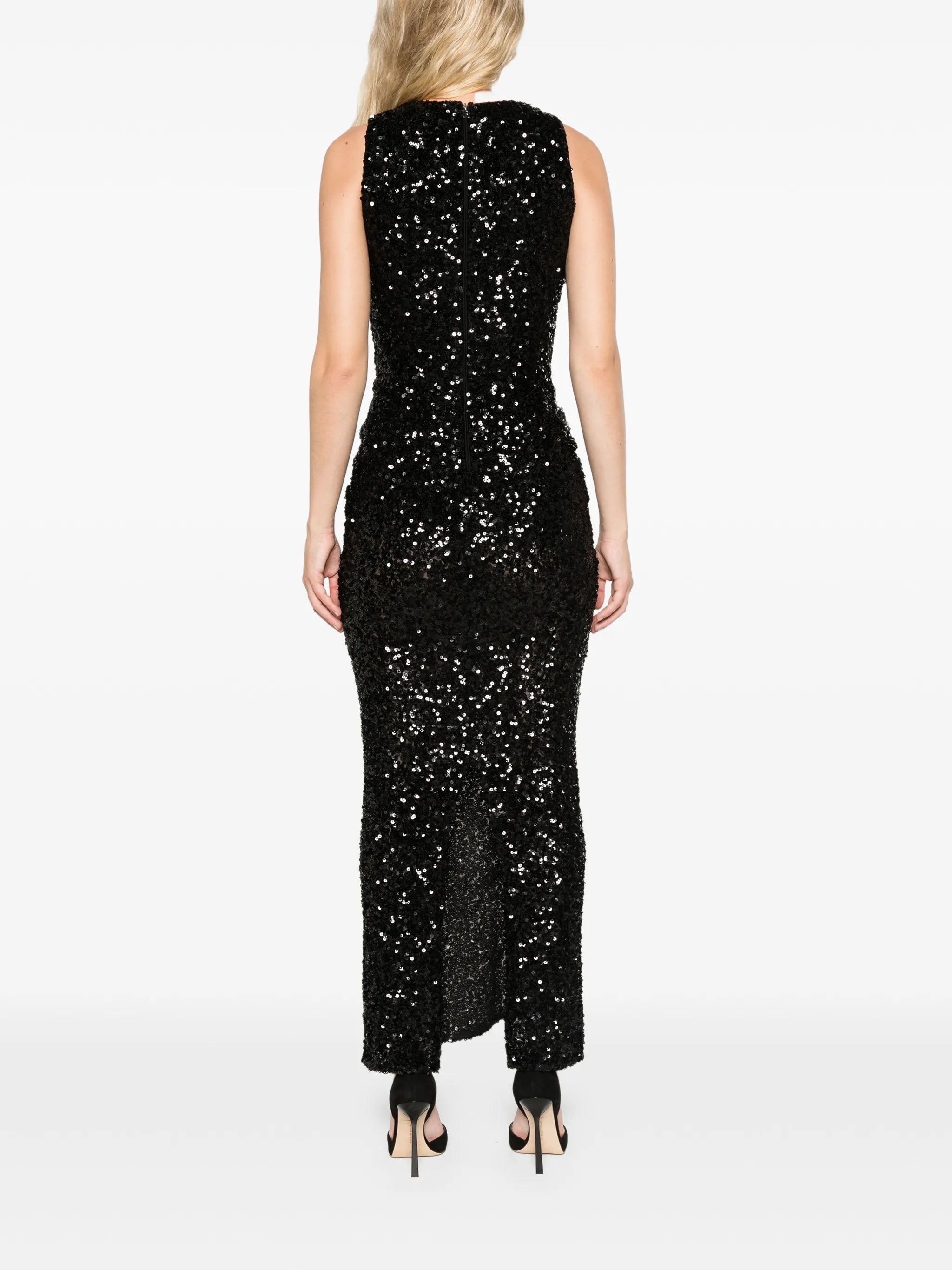 sequins sleeveless dress