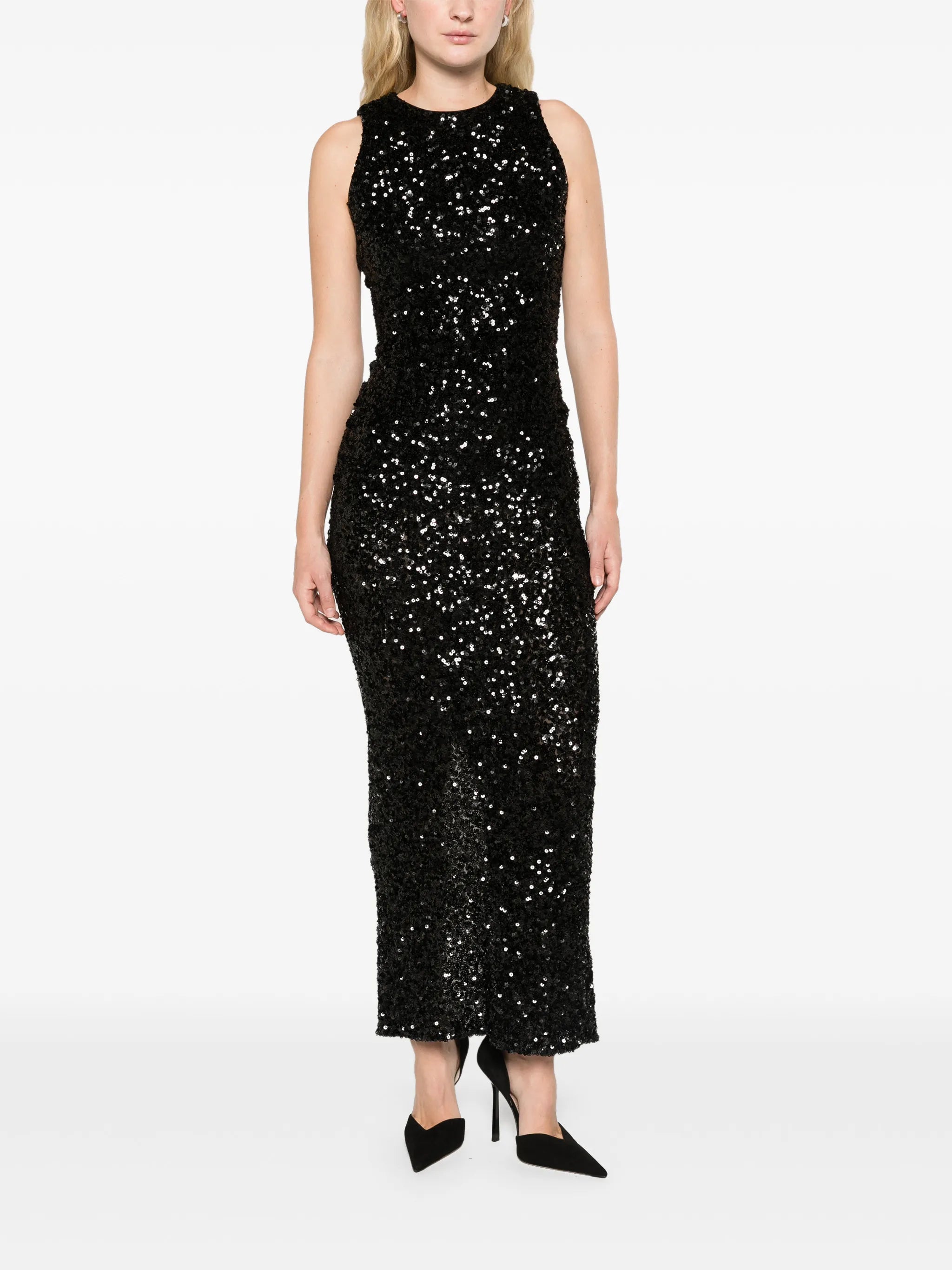 sequins sleeveless dress