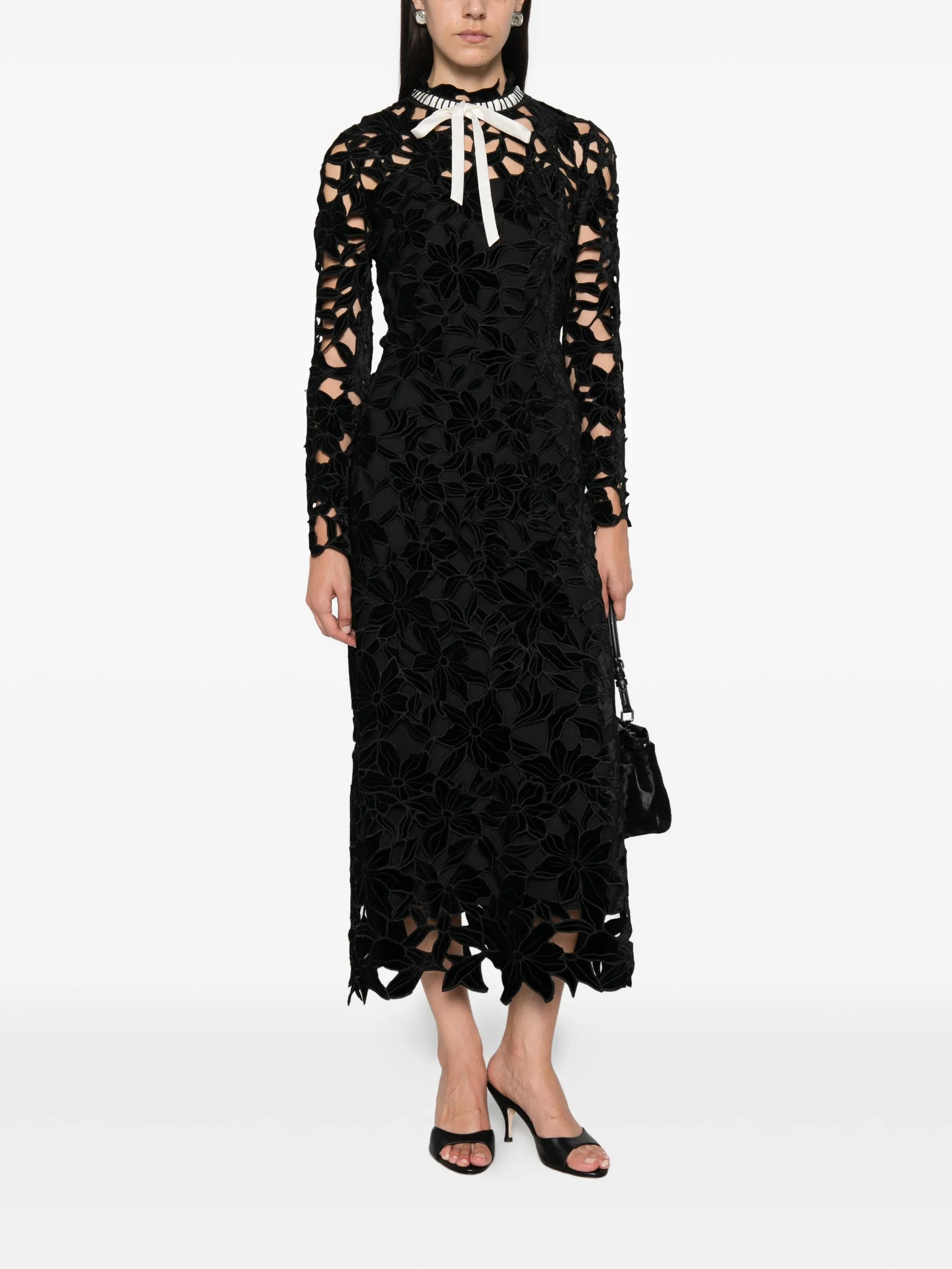 Thiora lace maxi dress