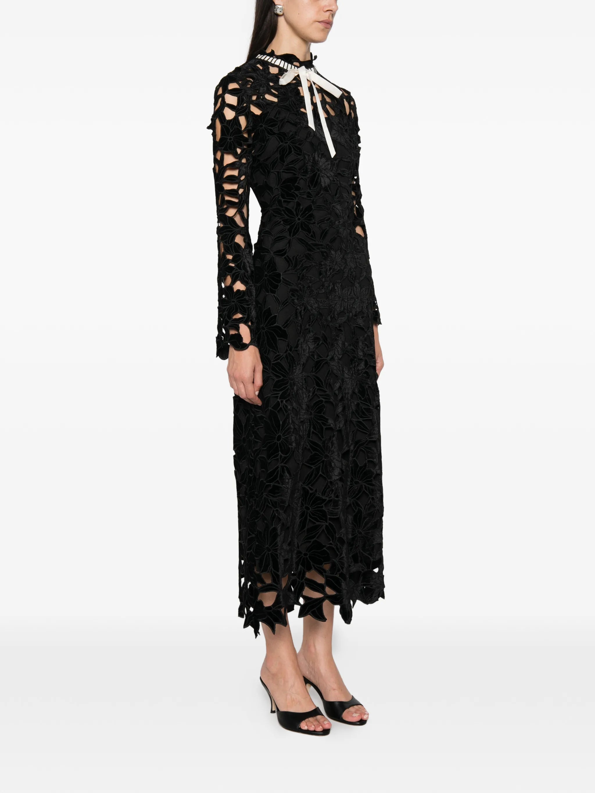 Thiora lace maxi dress