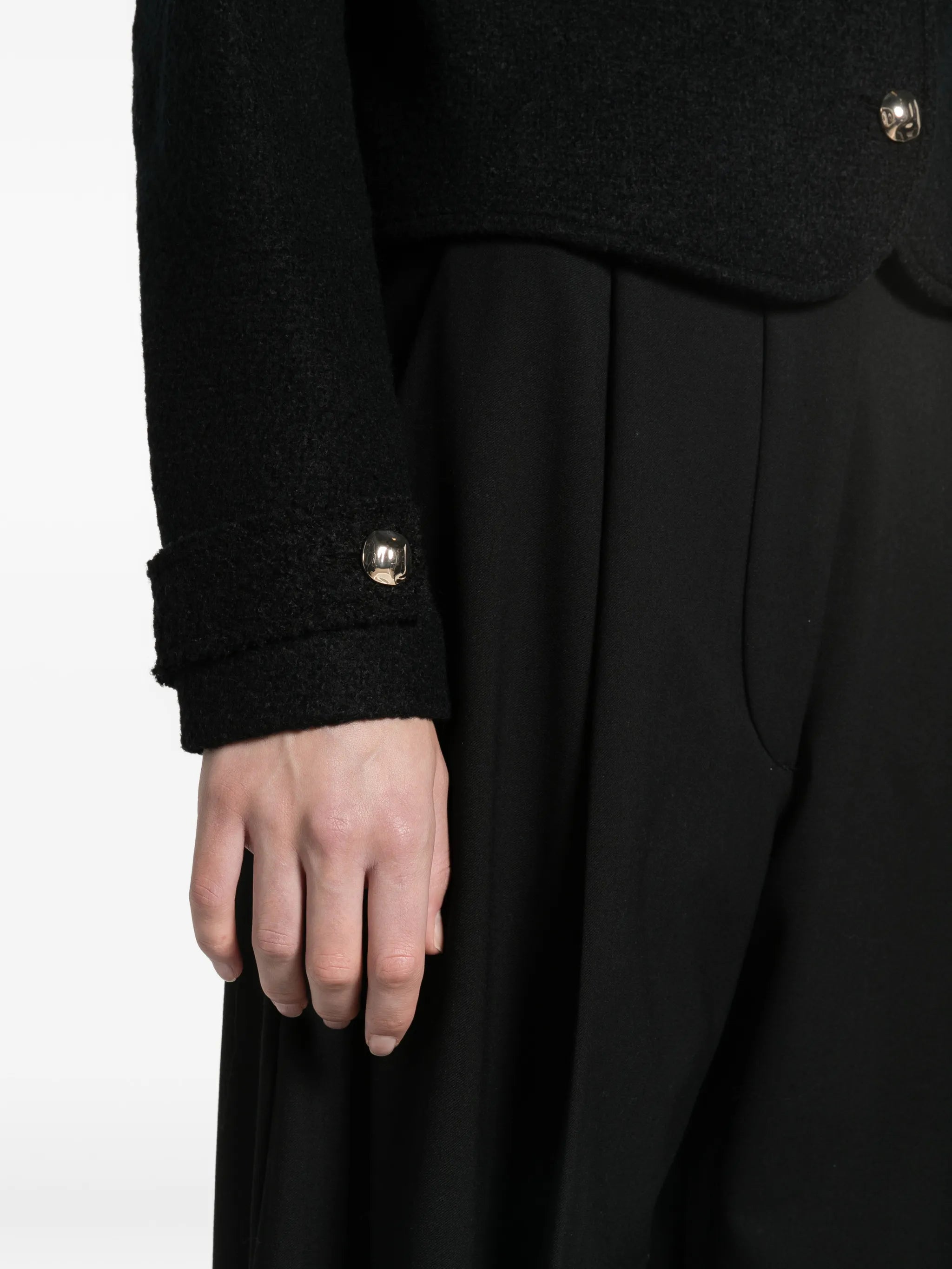 button-up high-neck jacket