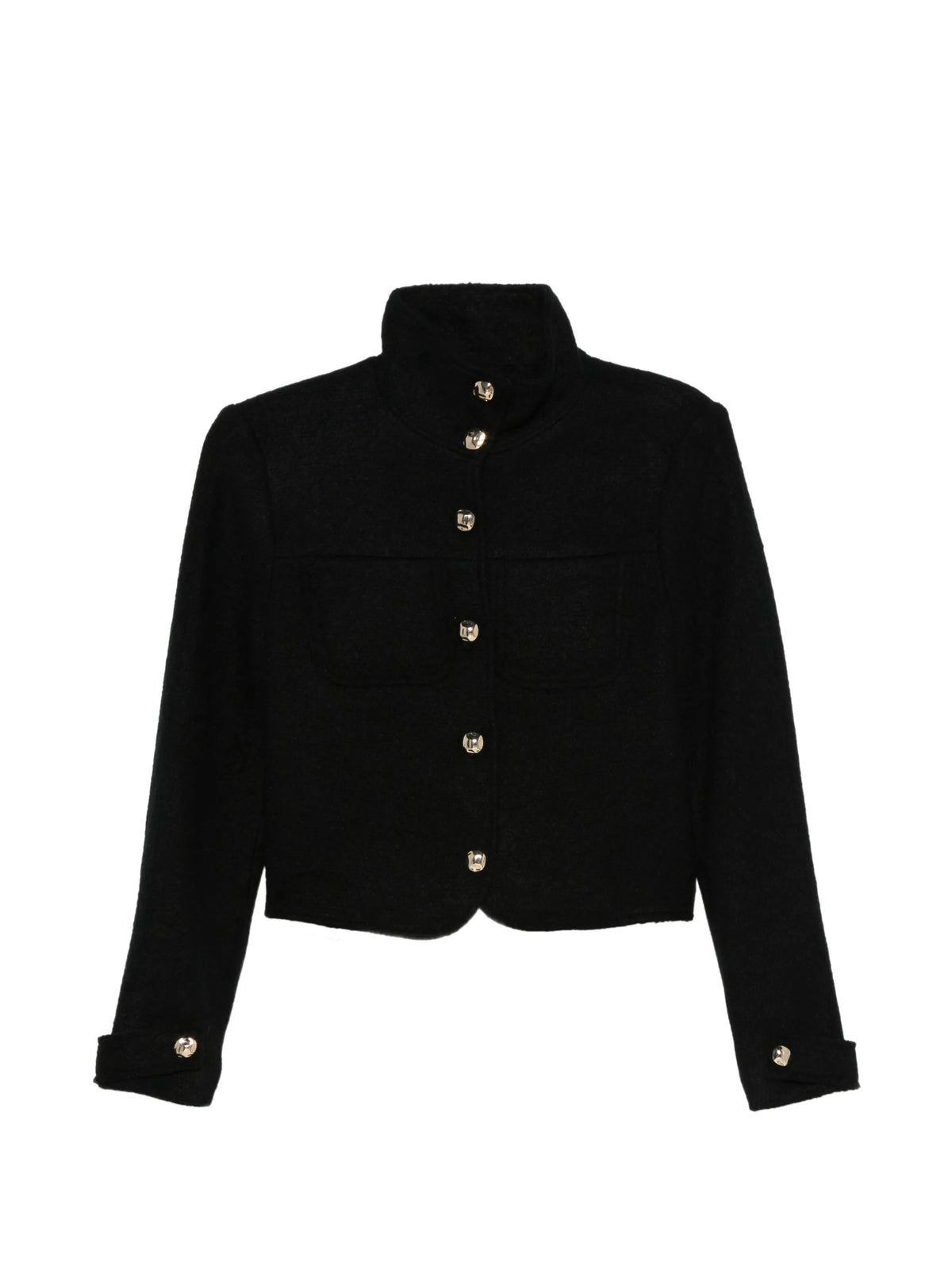 button-up high-neck jacket