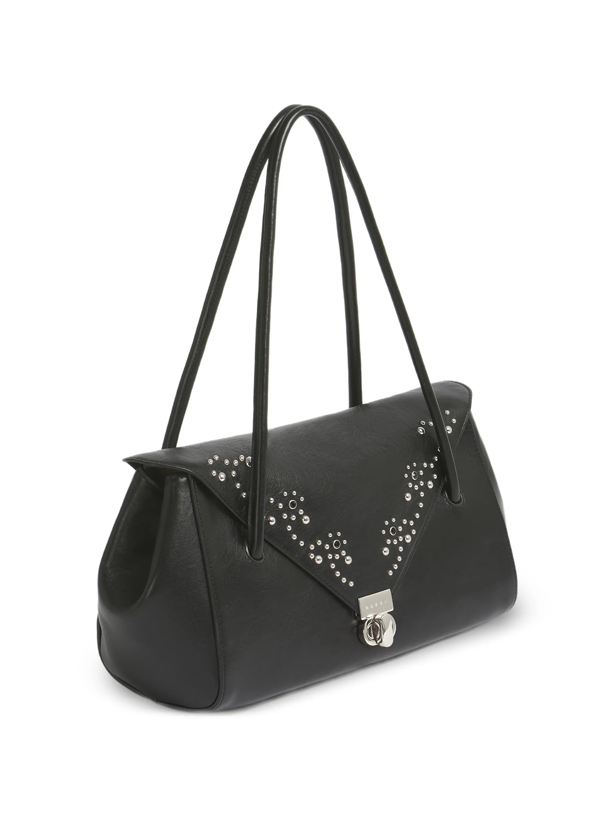 studded leather shoulder bag