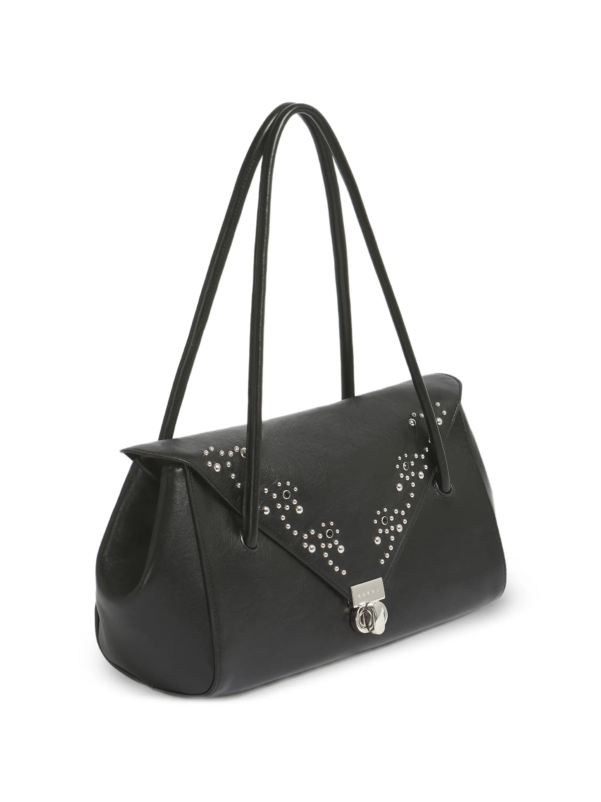 studded leather shoulder bag