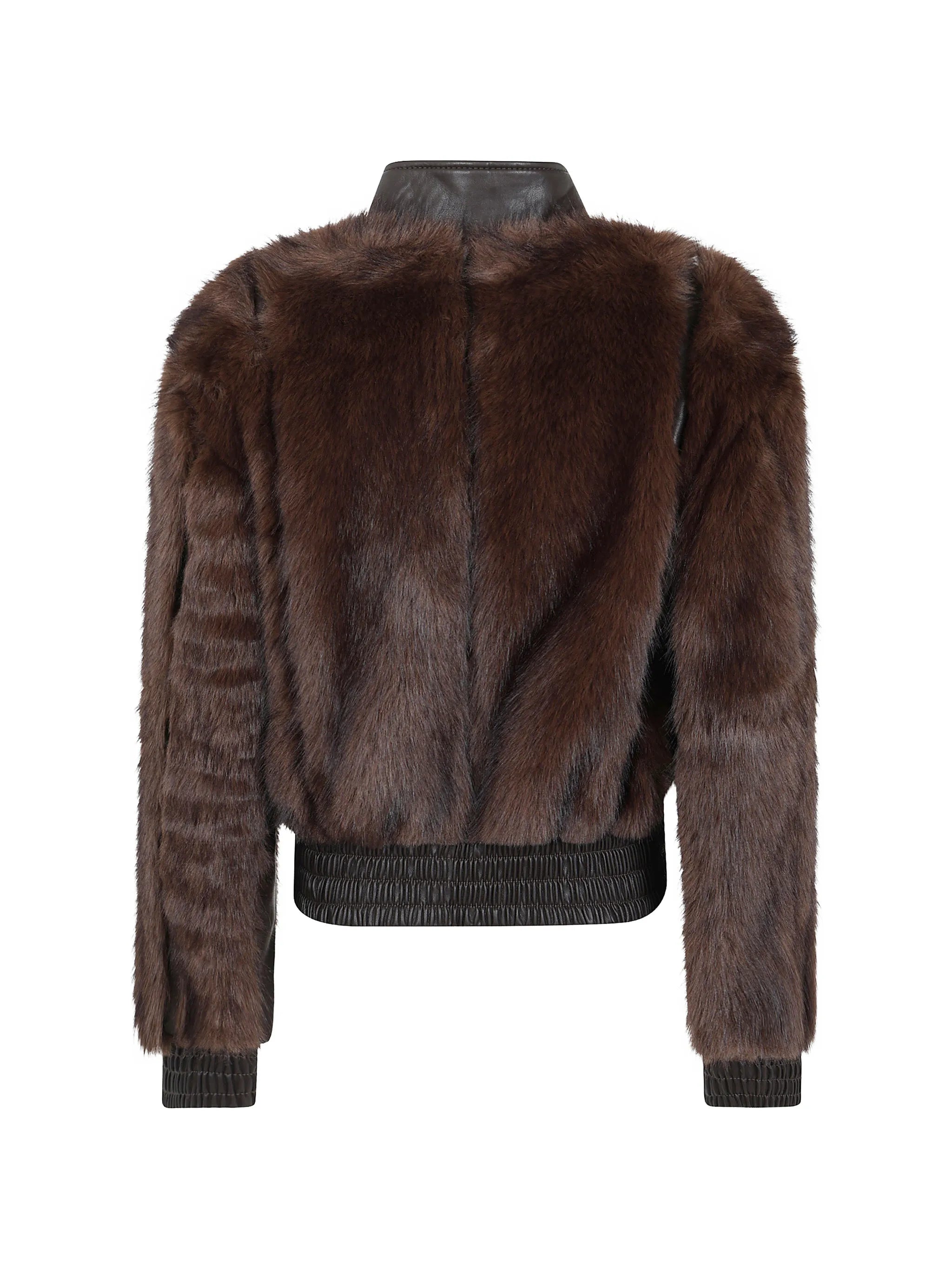 Valiant faux-fur panelled jacket