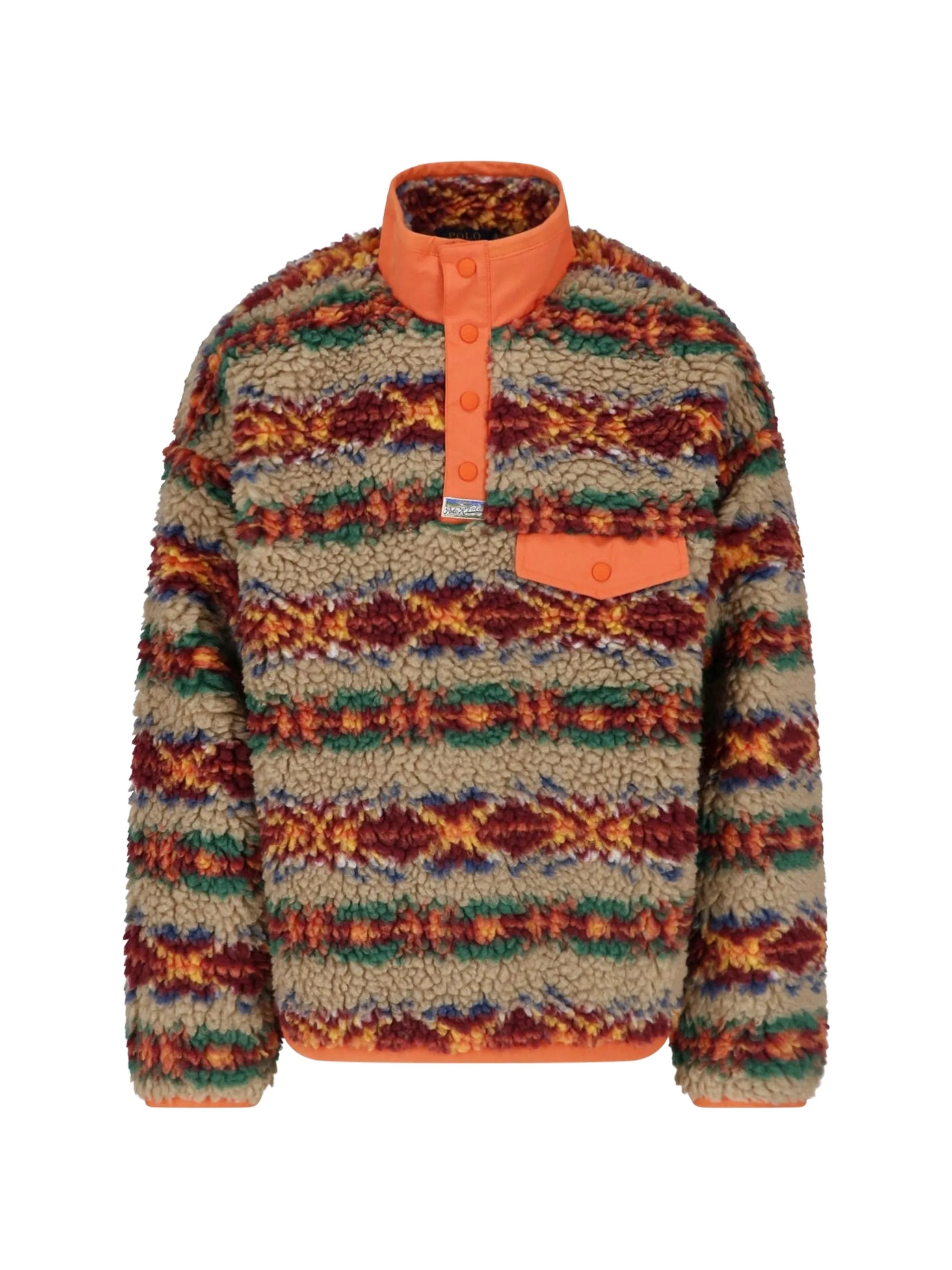 Relaxed Fit pile-fleece pullover