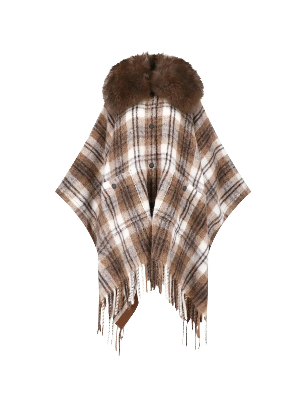 check-pattern cape