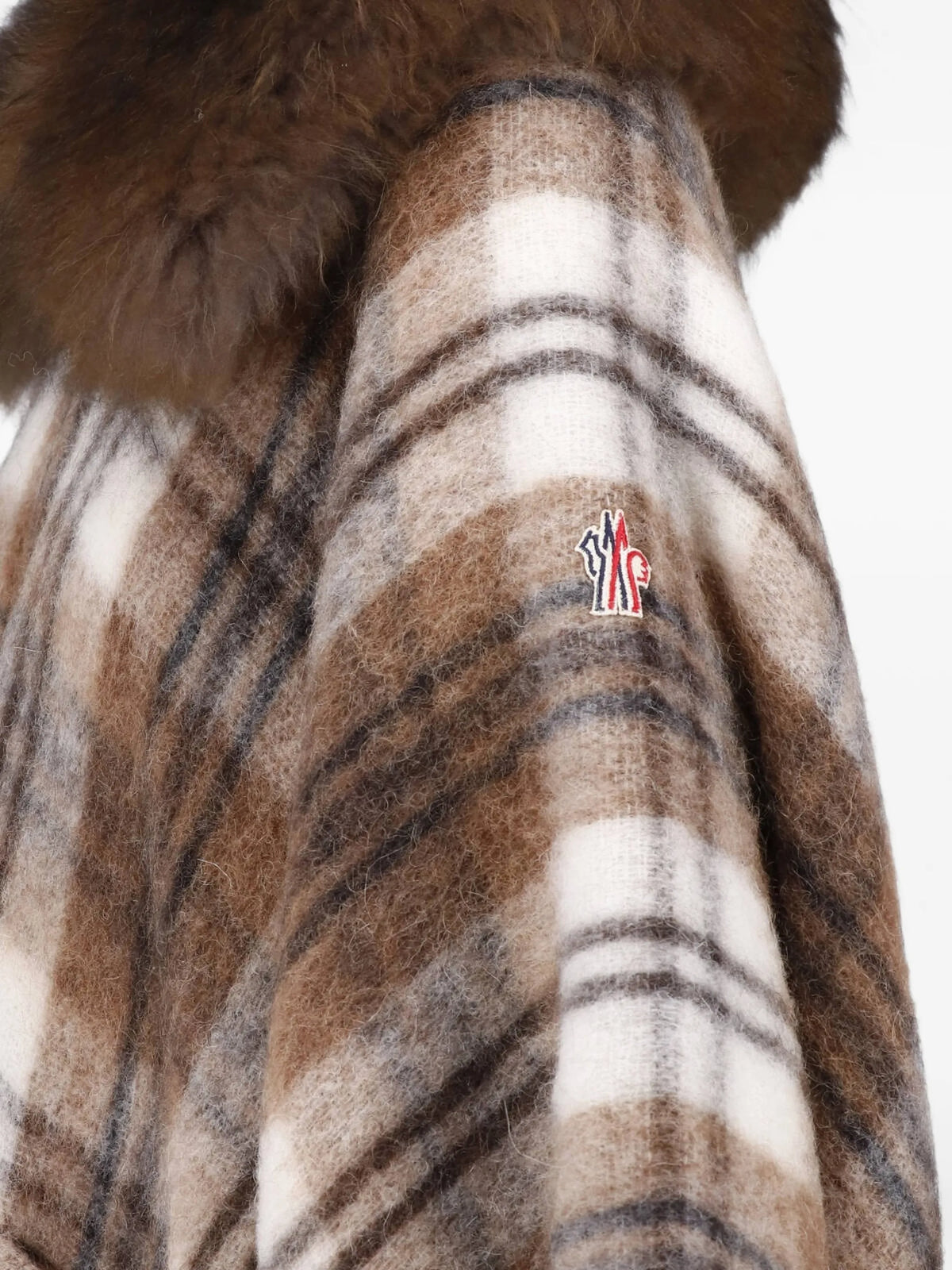 check-pattern cape