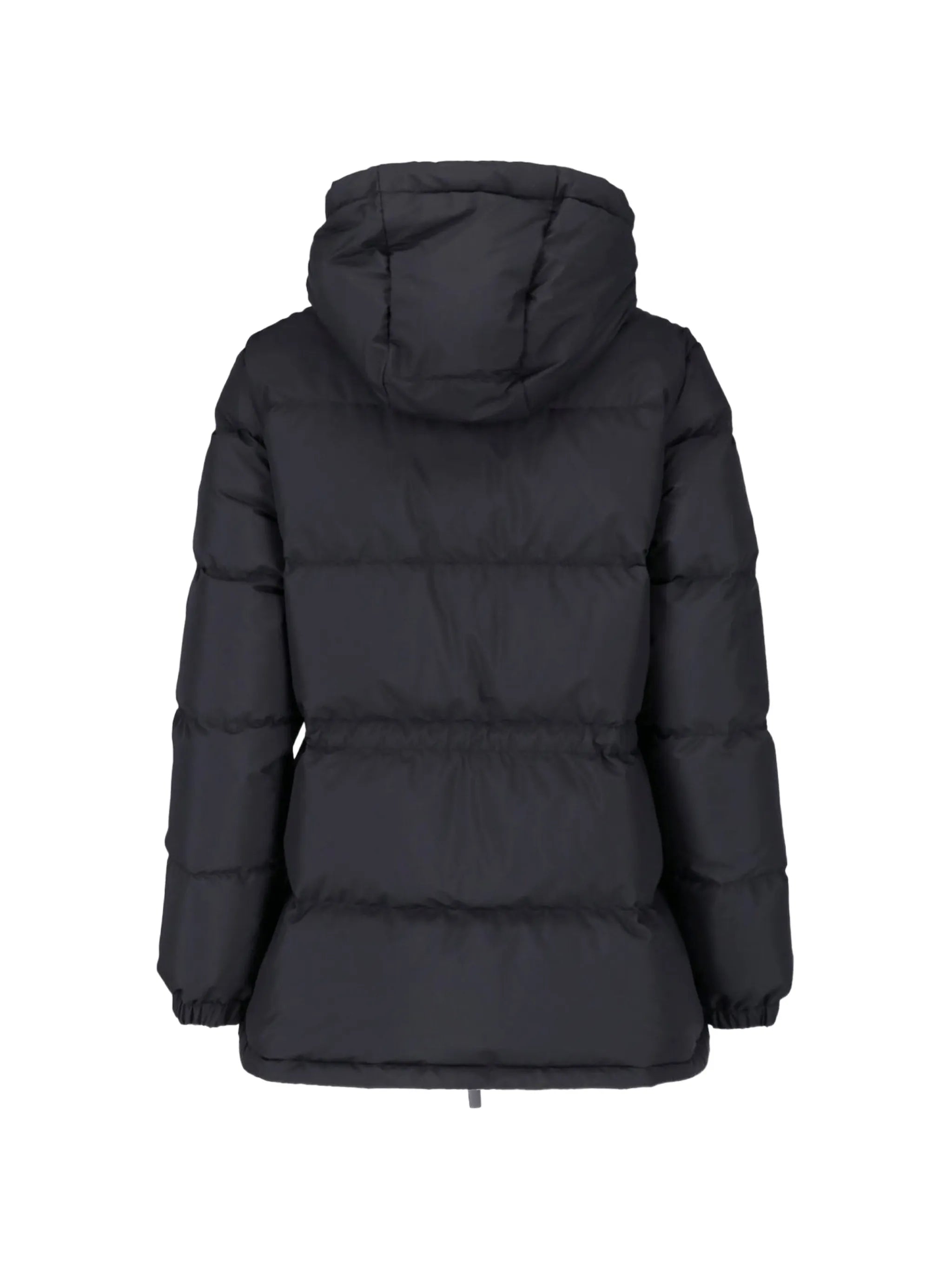 quilted hooded jacket