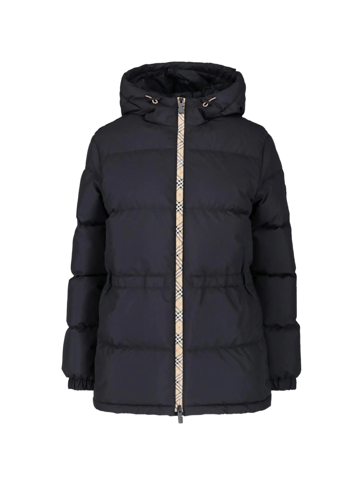 quilted hooded jacket