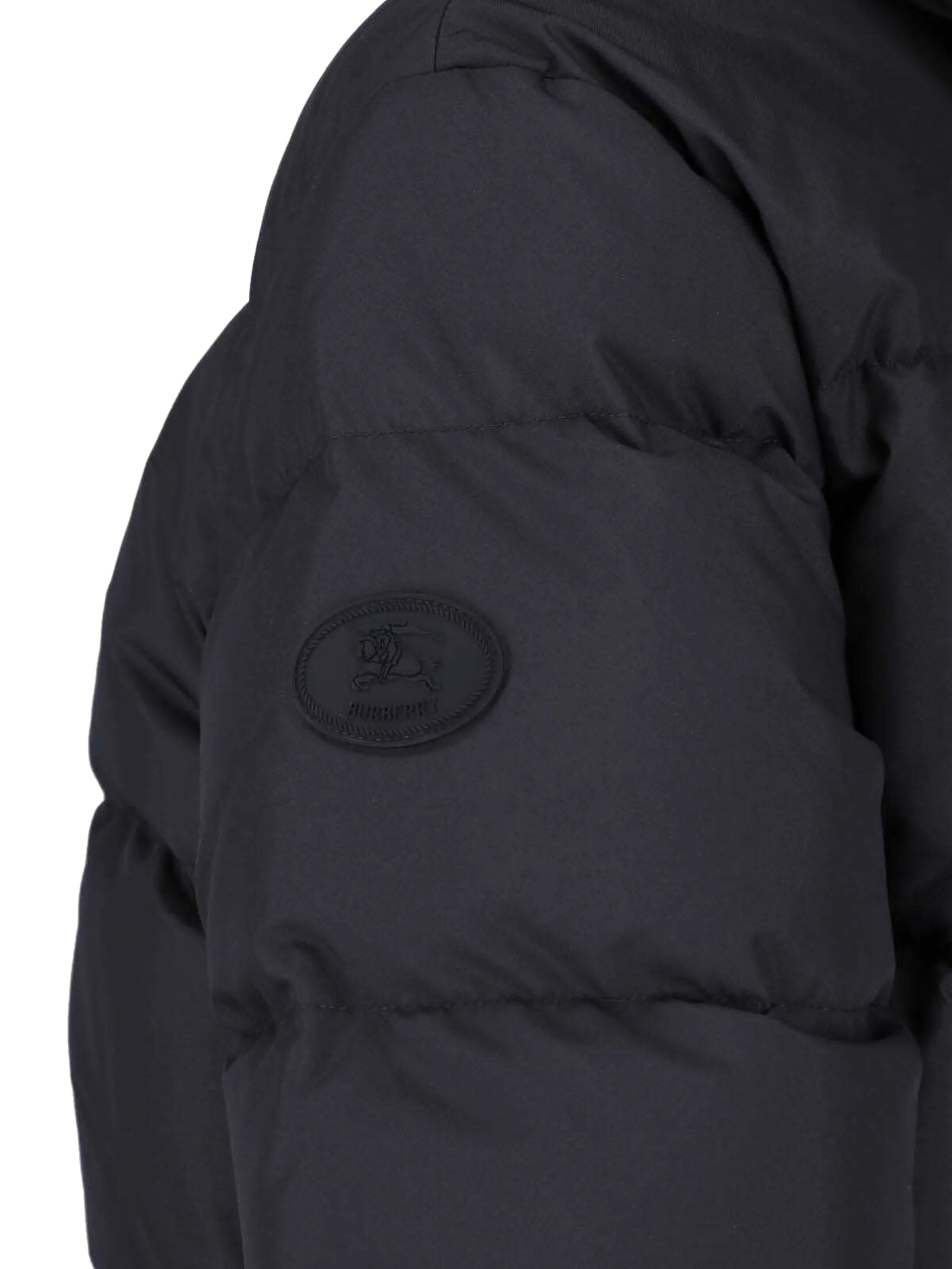 quilted hooded jacket