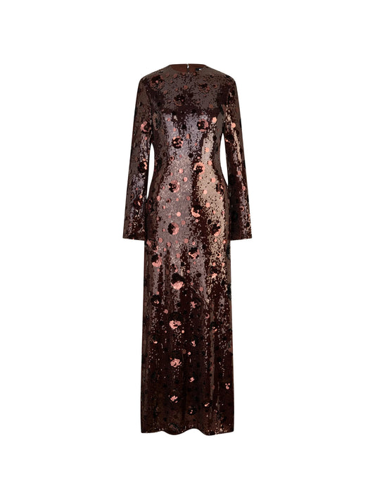 sequins maxi dress