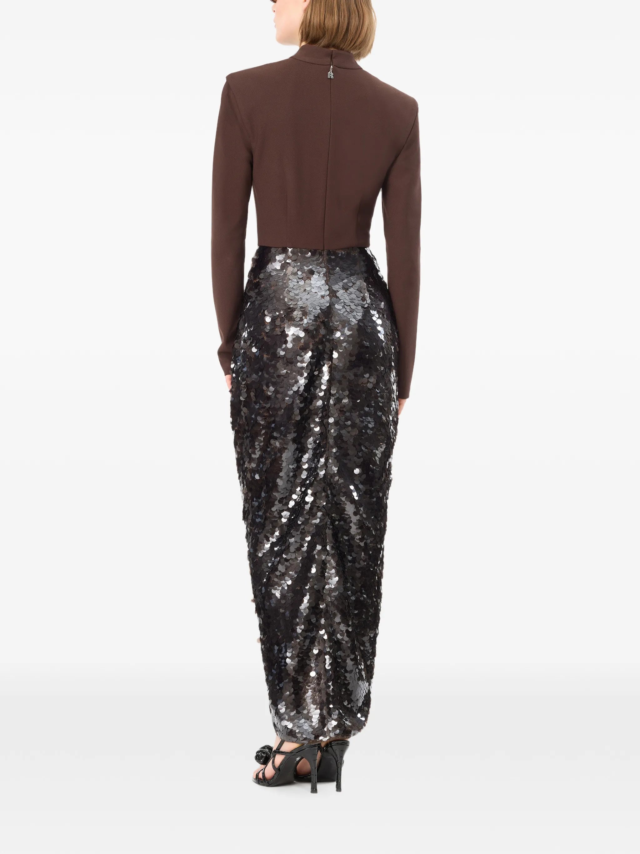 knotted midi dress