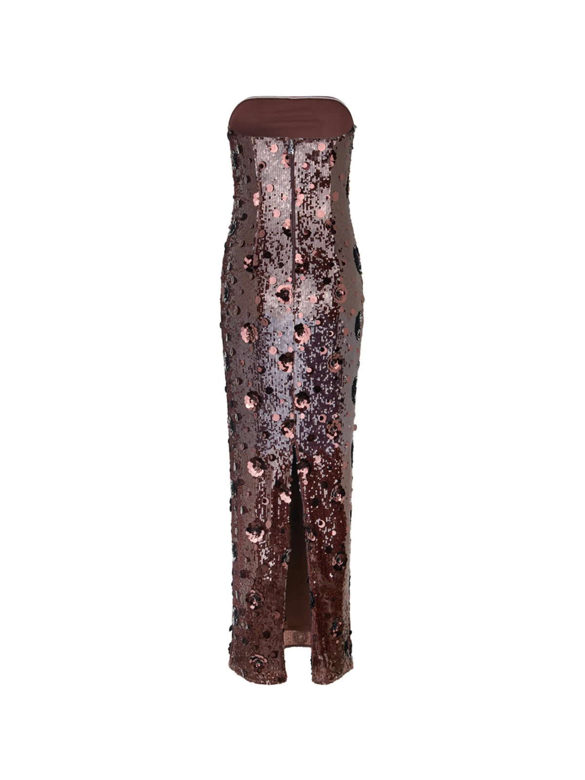 sequins tube maxi dress