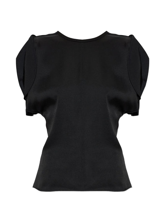 Bela ruffled sleeveless top