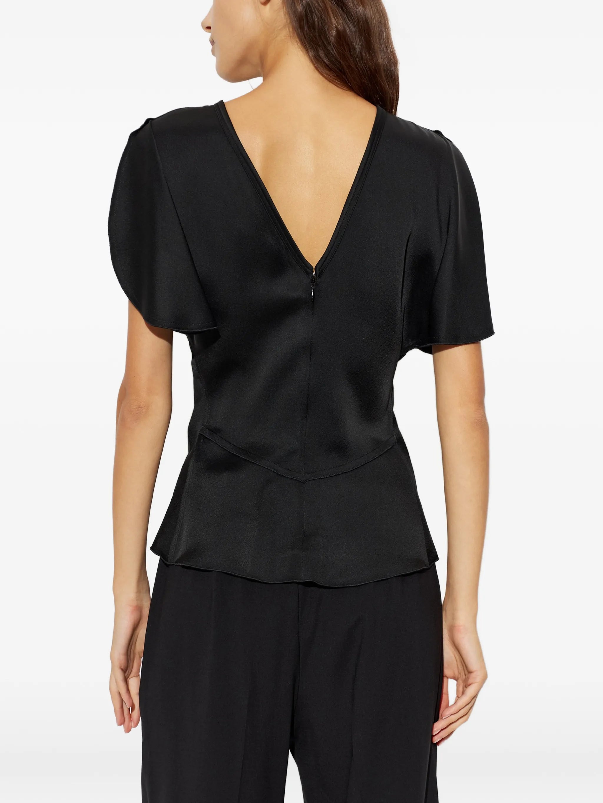 Bela ruffled sleeveless top