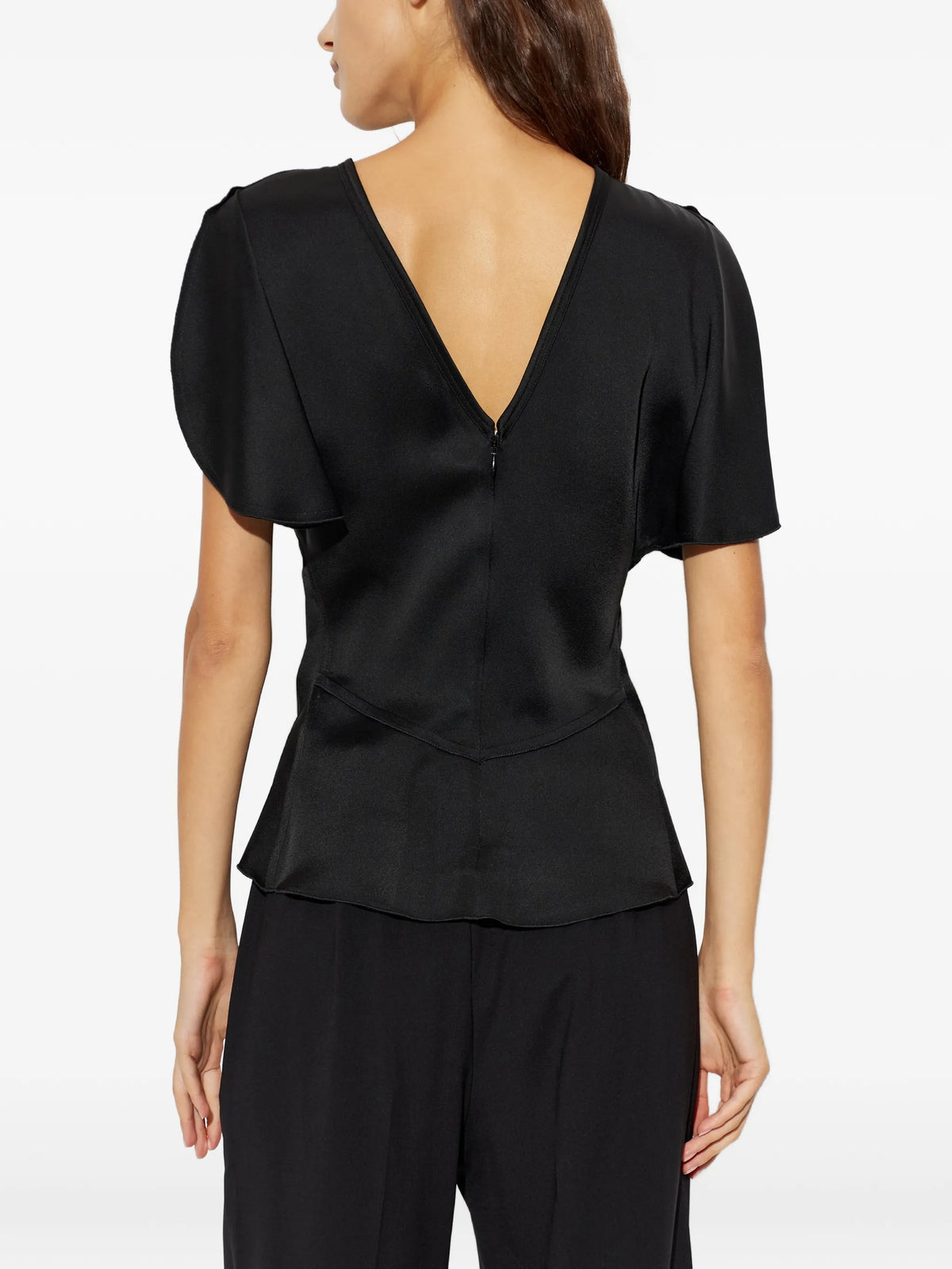 Bela ruffled sleeveless top