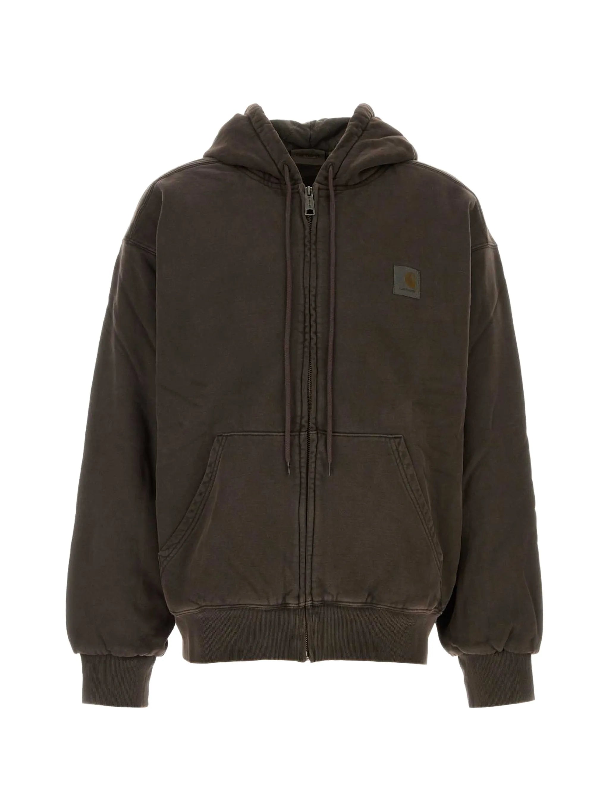 Vista logo-patch zip-up hoodie