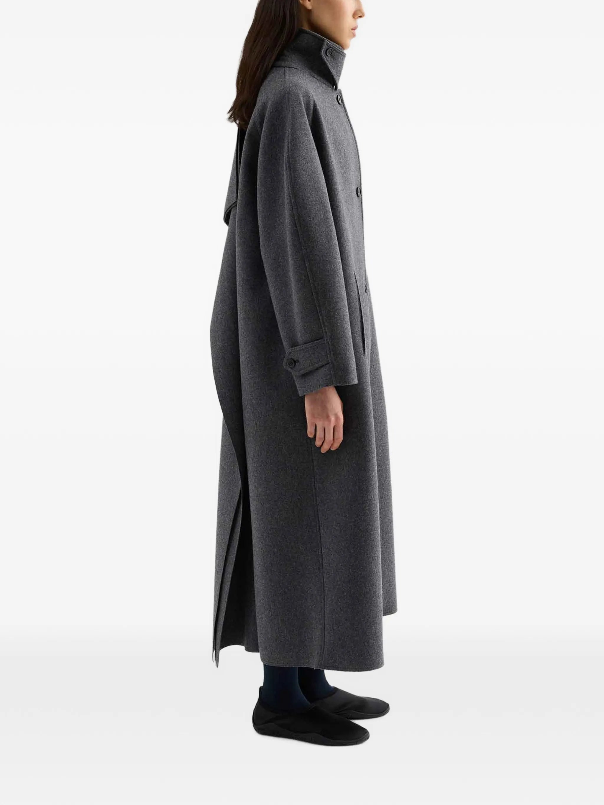 double wool coat
