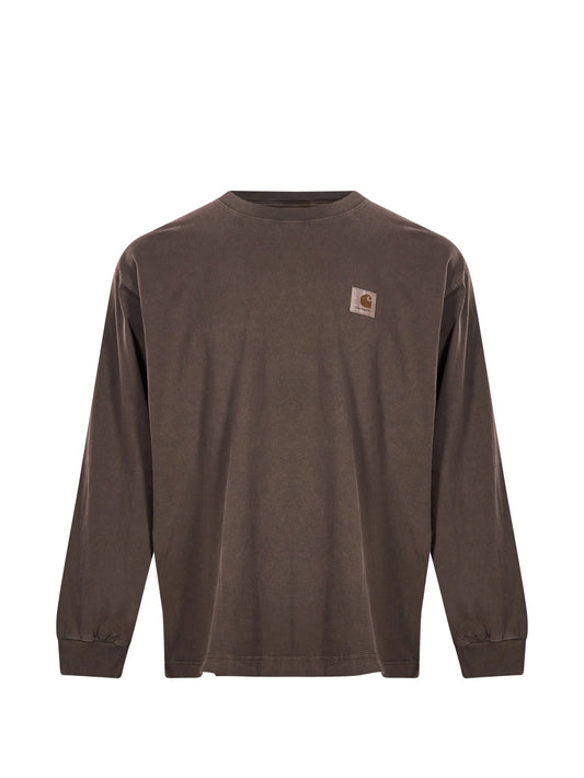 logo-patch long-sleeved t-shirt