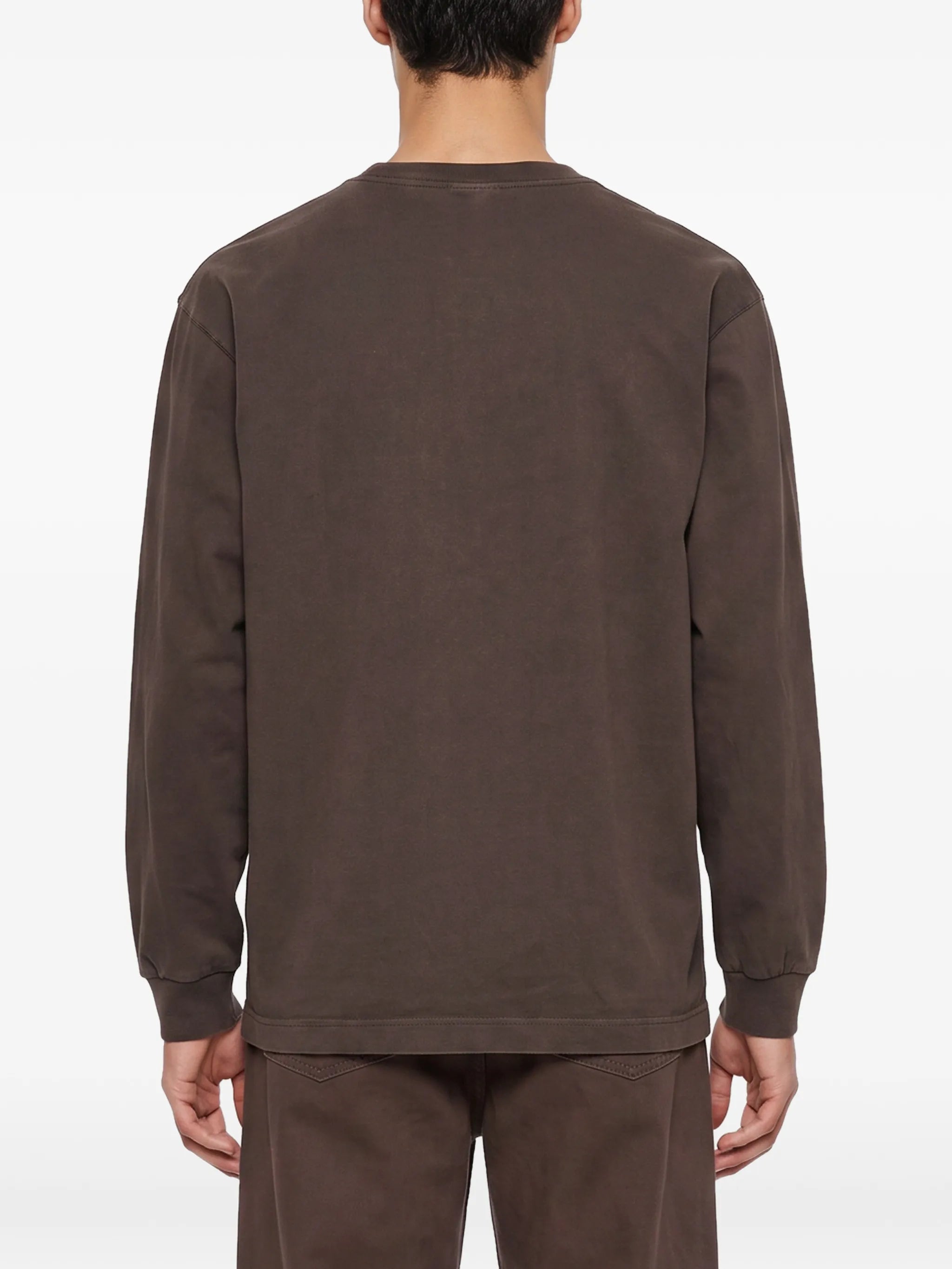 logo-patch long-sleeved t-shirt