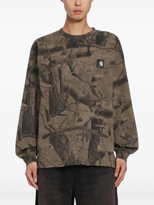 Feather Tree long-sleeve T-shirt