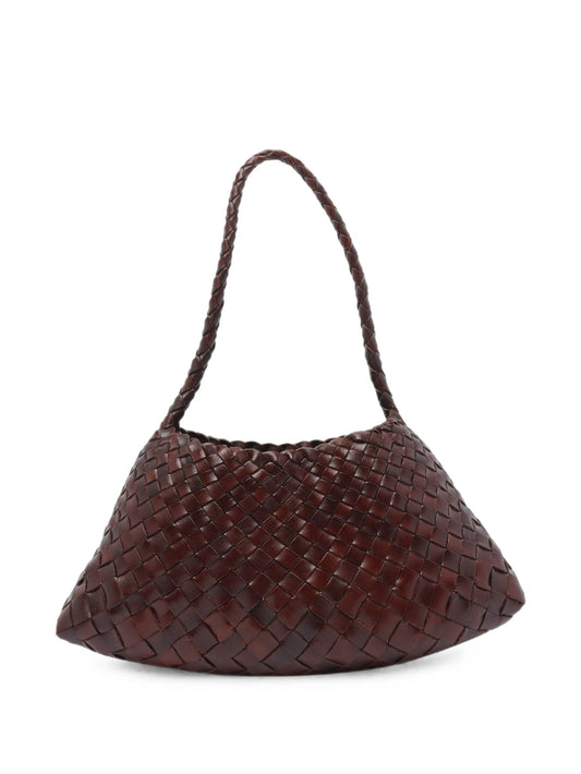 Rosanna woven leather shoulder bag