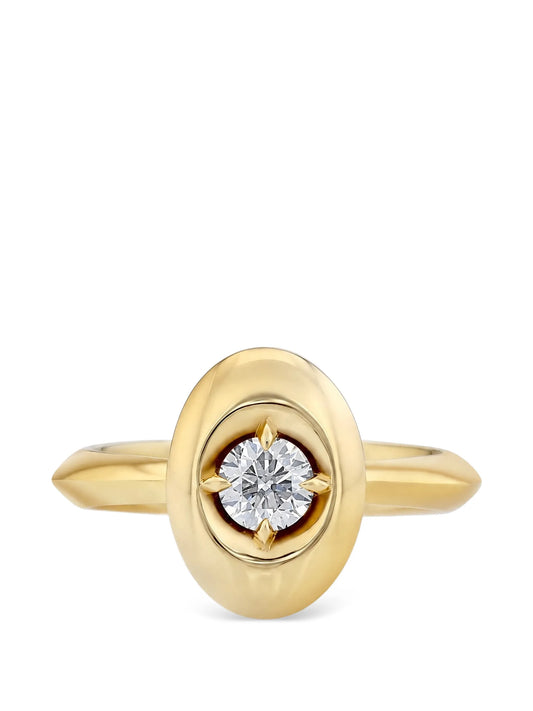 diamond oval ring