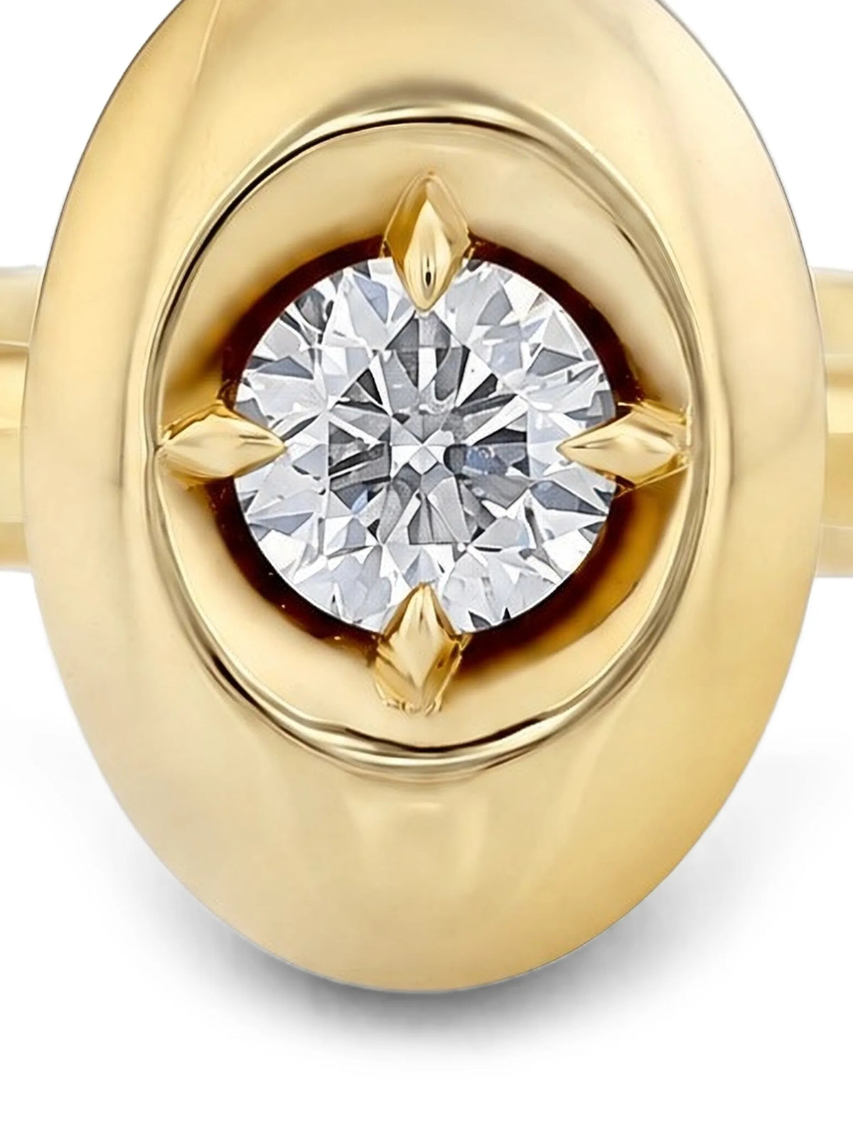 diamond oval ring