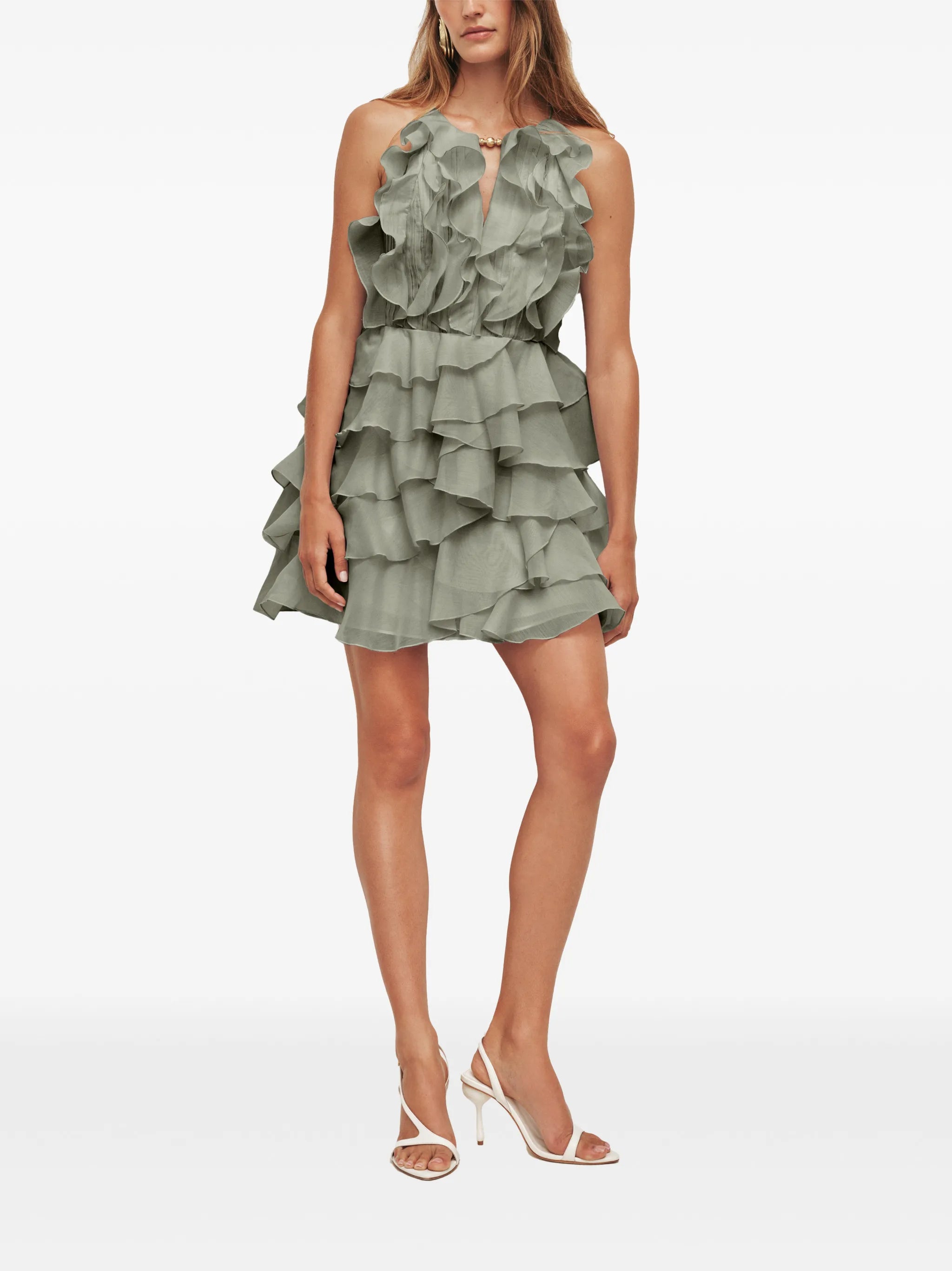 Cleo ruffled mini dress