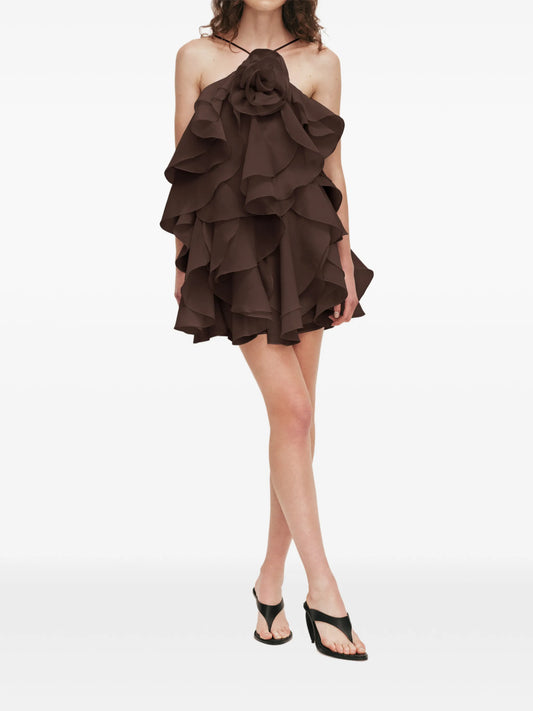 Pandorea ruffled mini dress