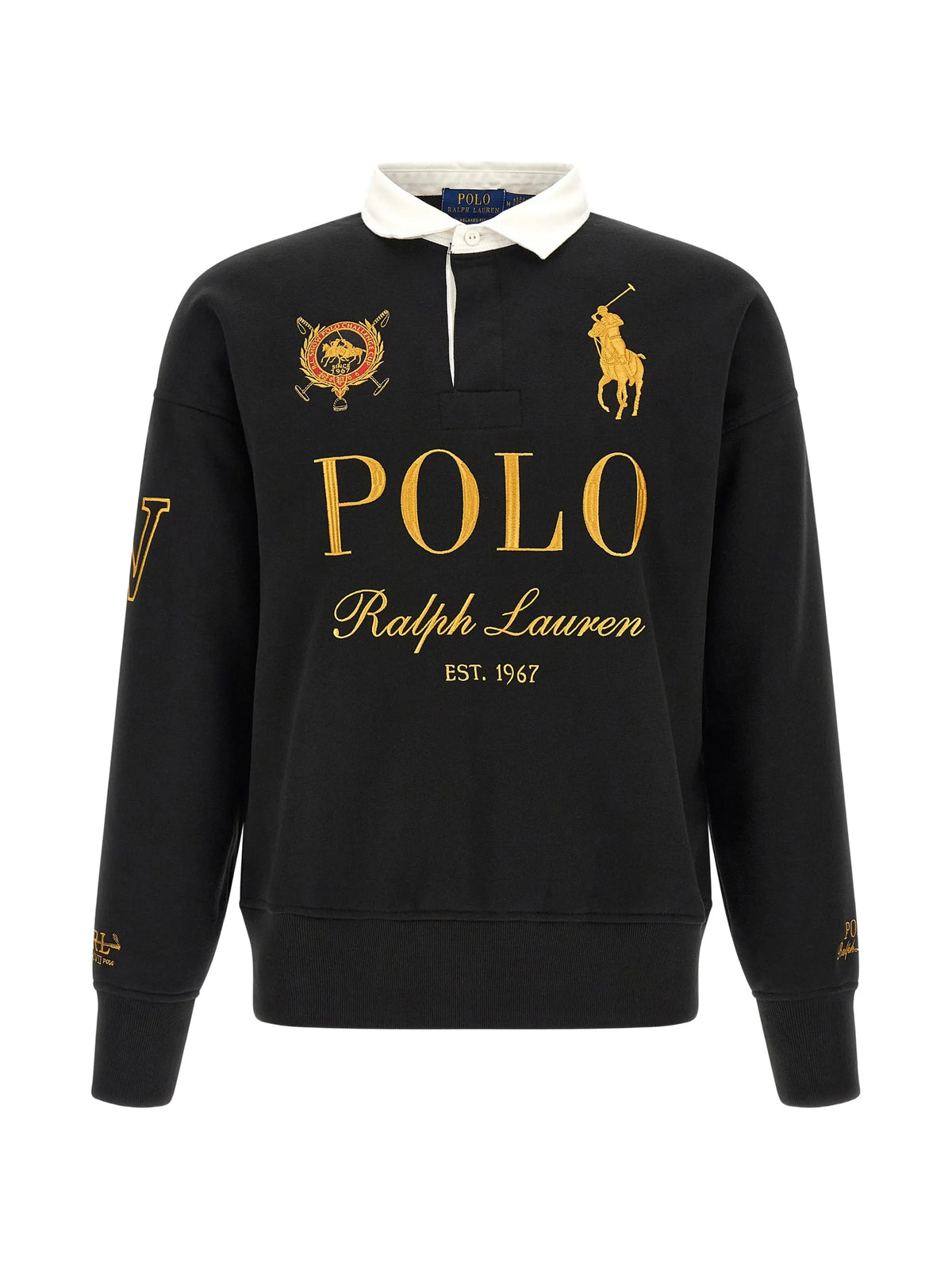 relaxed fit Big Pony rugby sweatshirt polo shirt