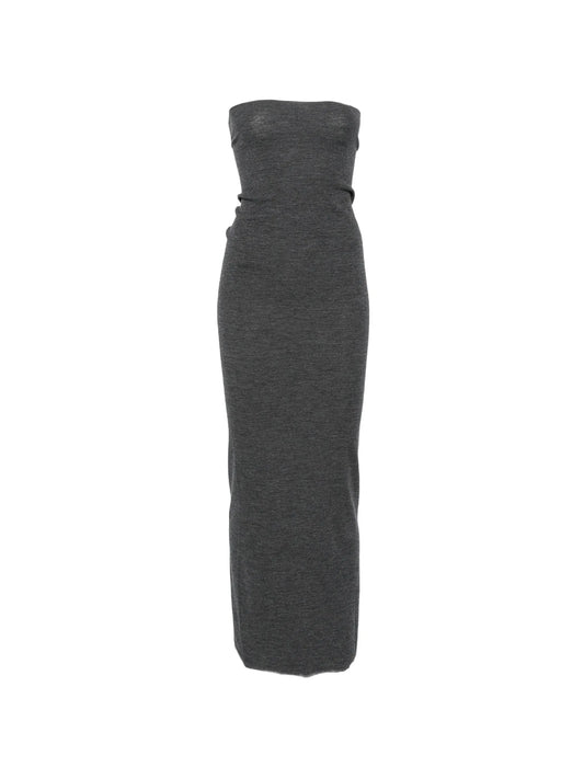 Lilia strapless midi dress