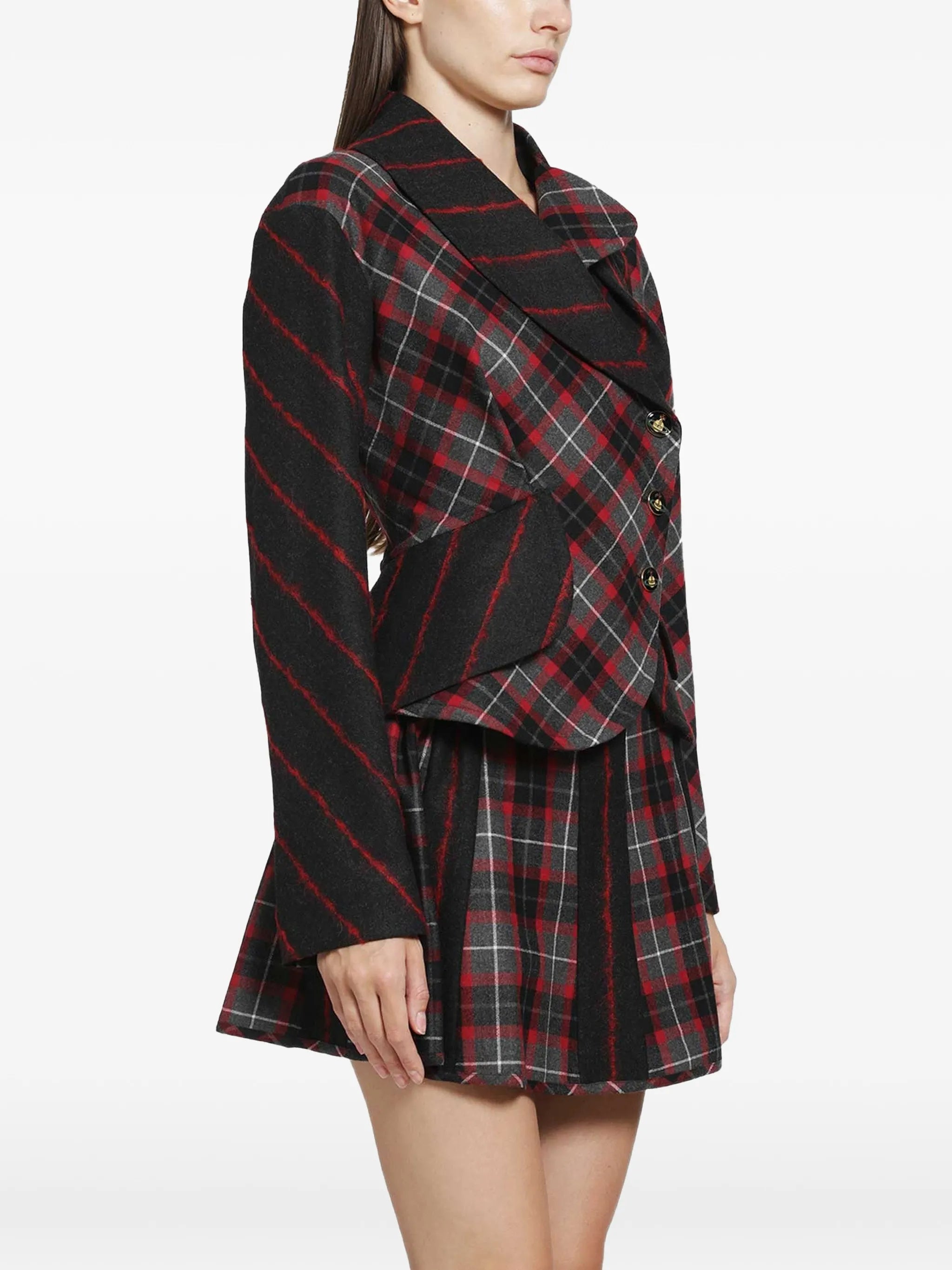 Stormy tartan jacket