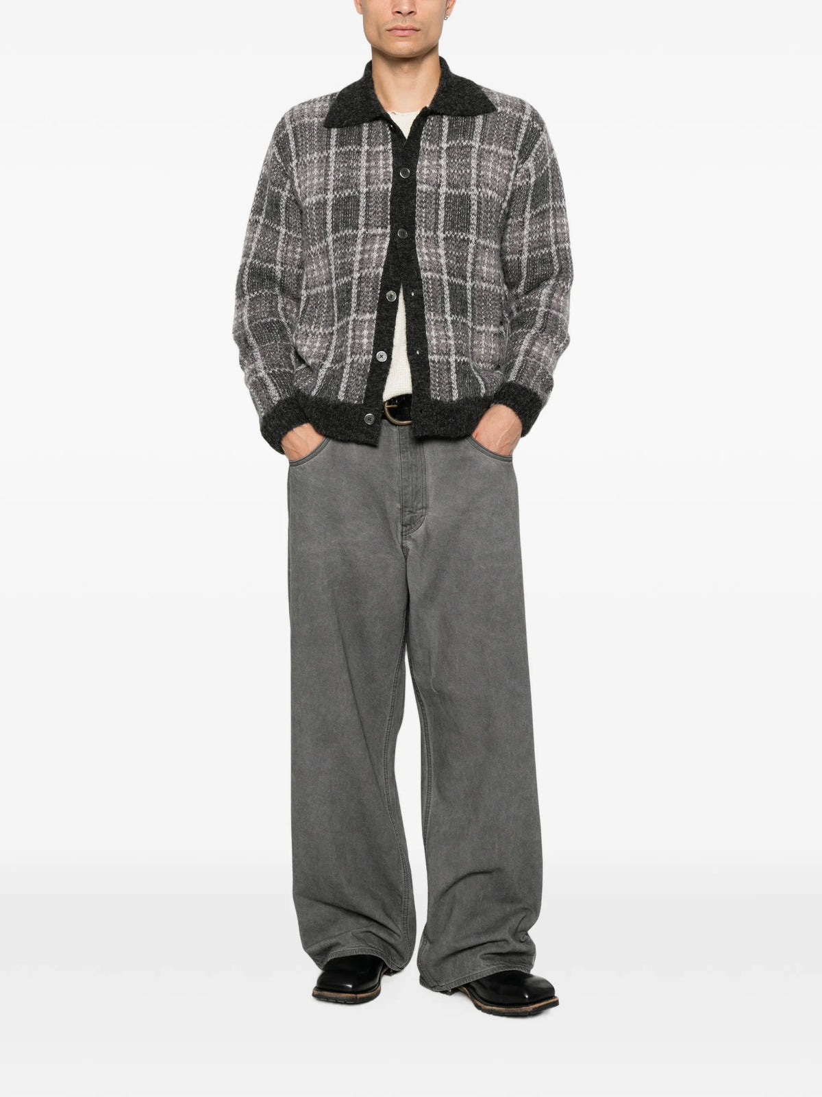 Evening polo cardigan