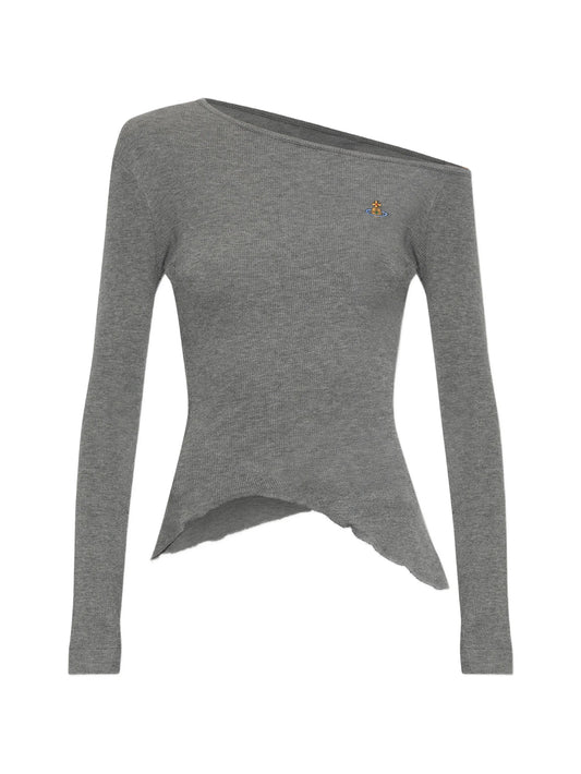 Orb-embroidered long-sleeve T-shirt