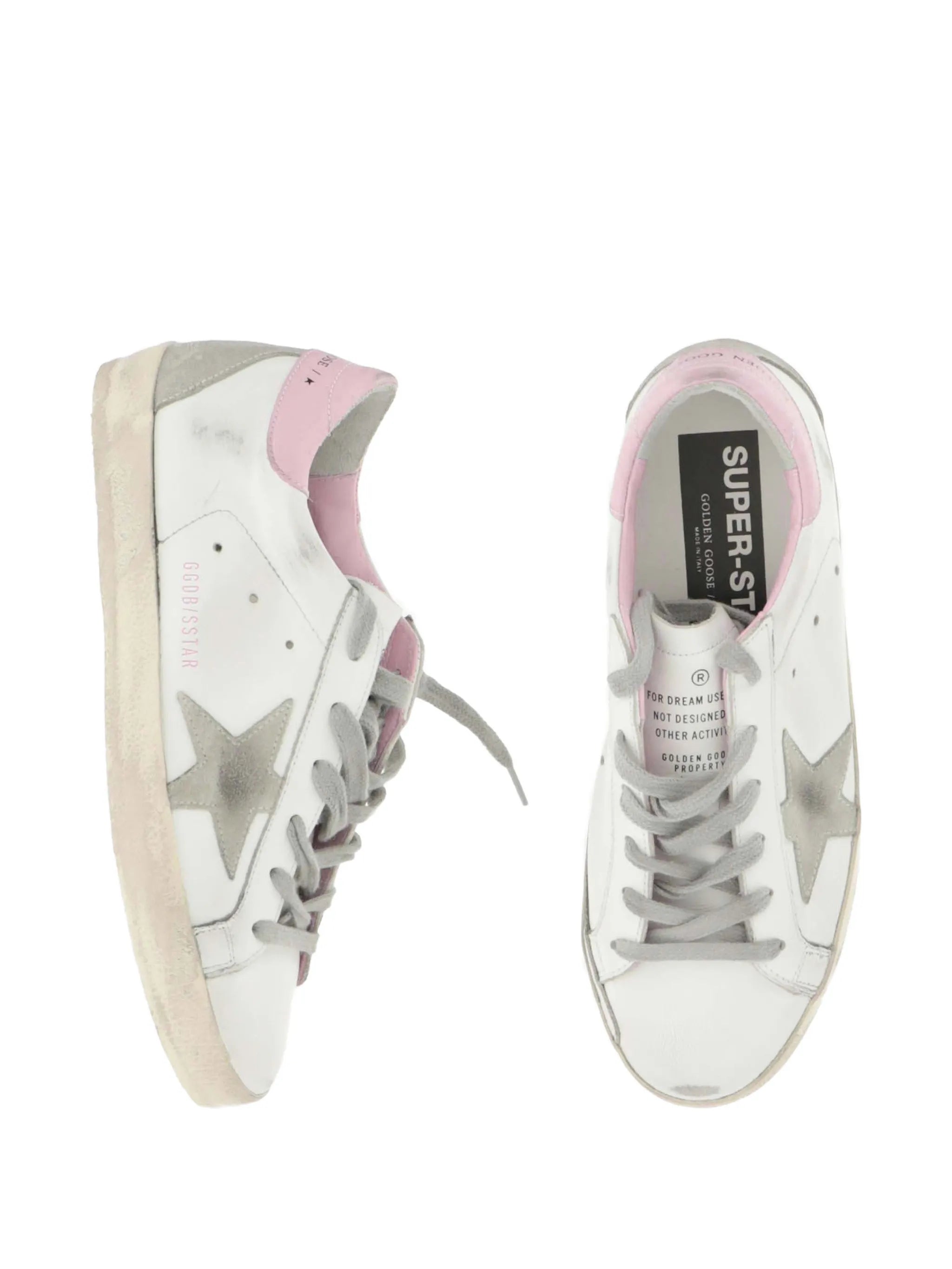 Super-Star sneakers with suede star and leather heel tab