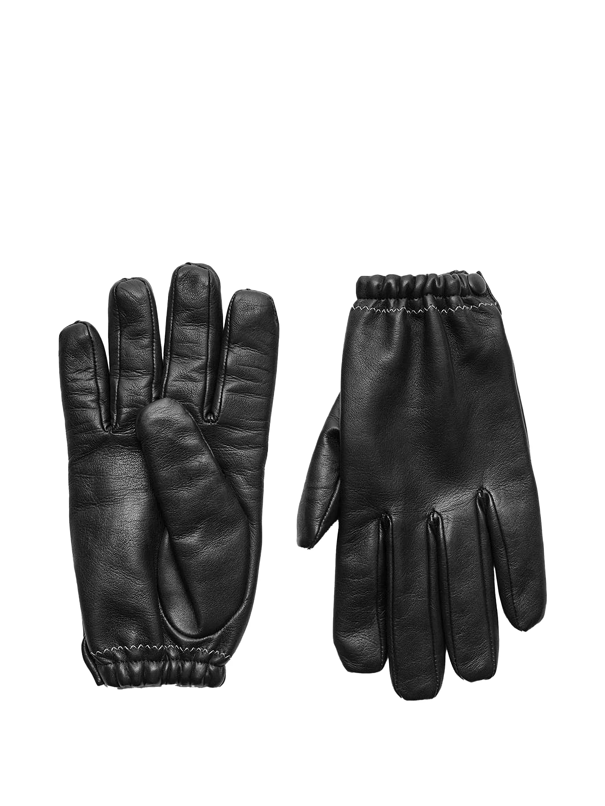 Rider leather gloves