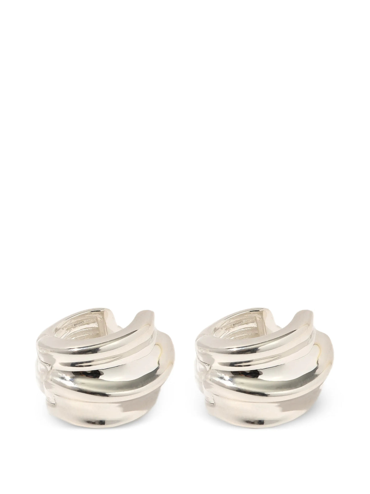 Wave Small hoop earrings
