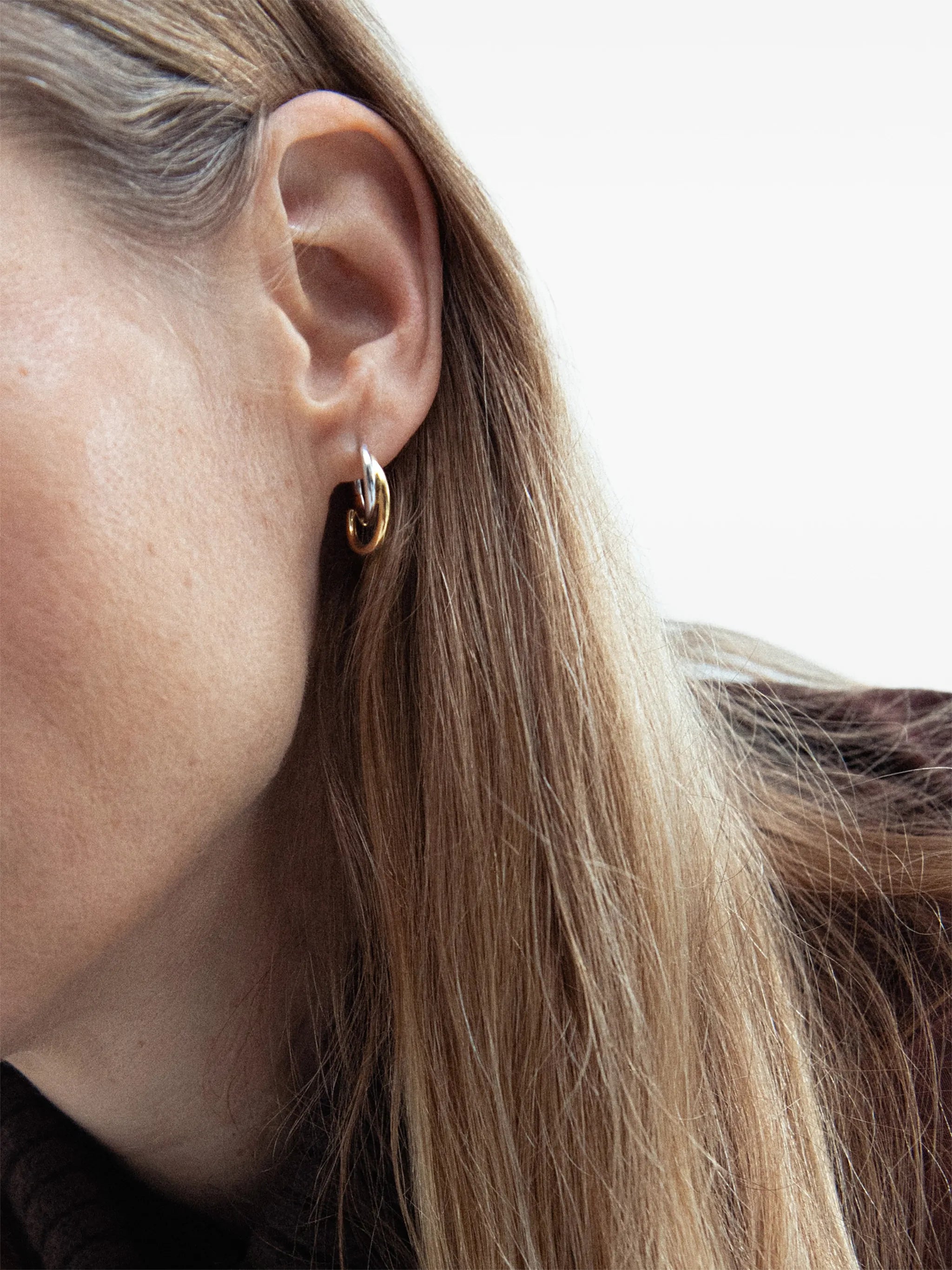 Spiralis hoop earrings