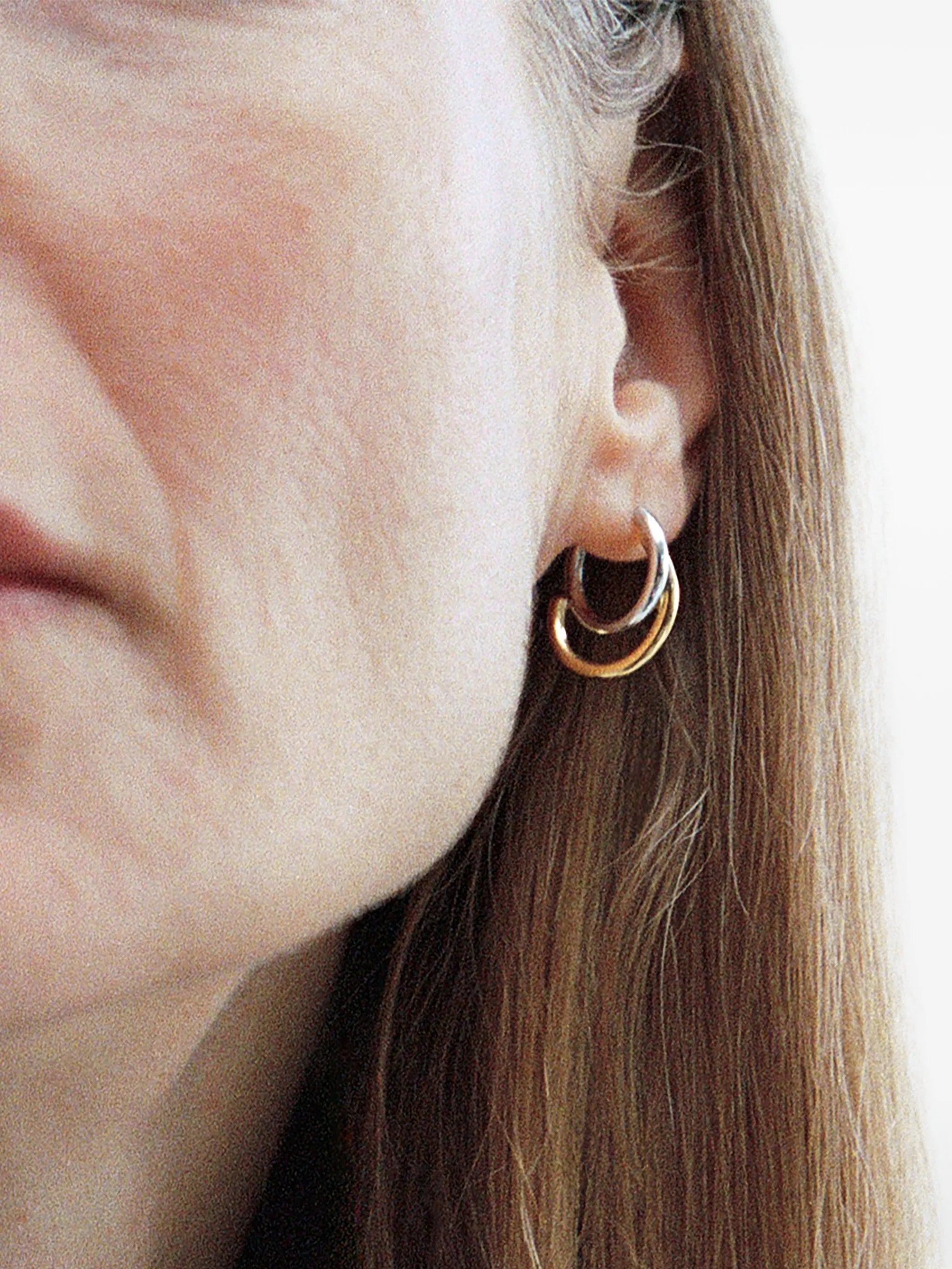 Spiralis hoop earrings
