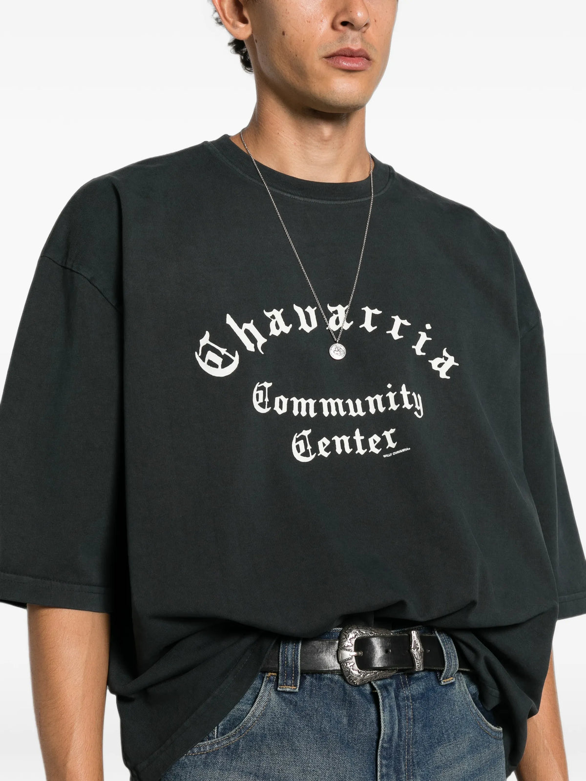 Community Center Buffalo graphic-print drop-shoulder T-shirt