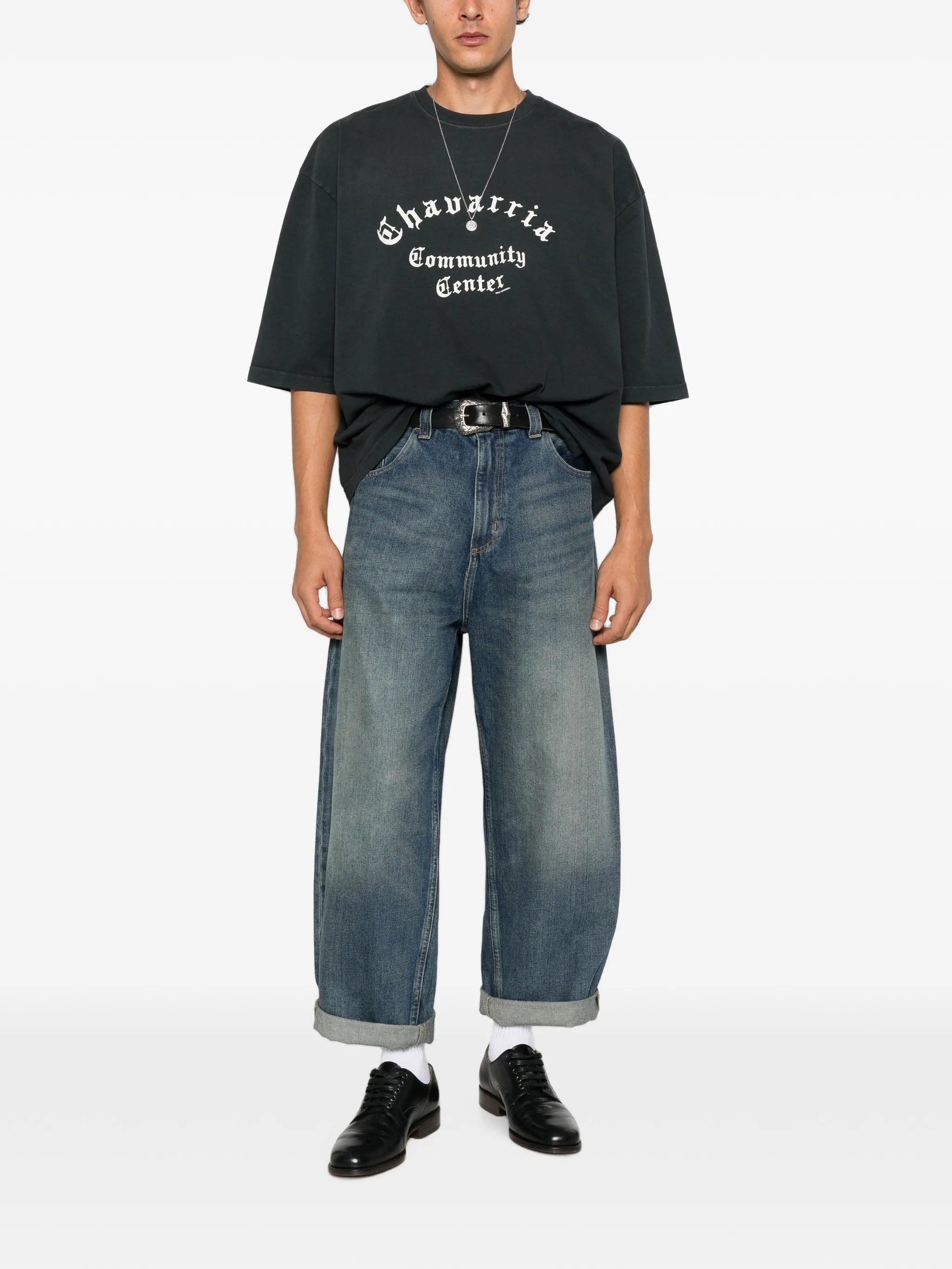 Community Center Buffalo graphic-print drop-shoulder T-shirt