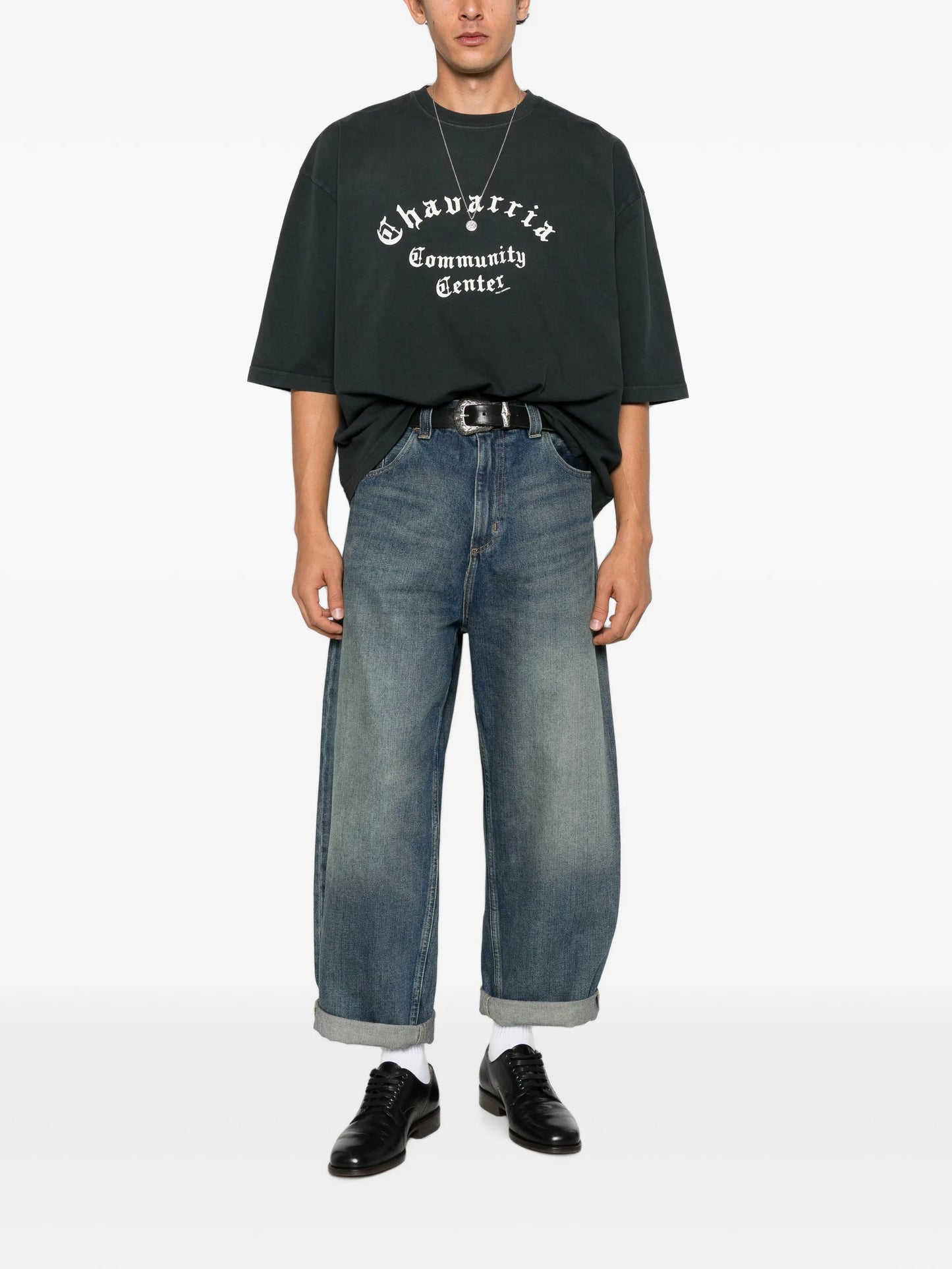 Community Center Buffalo graphic-print drop-shoulder T-shirt