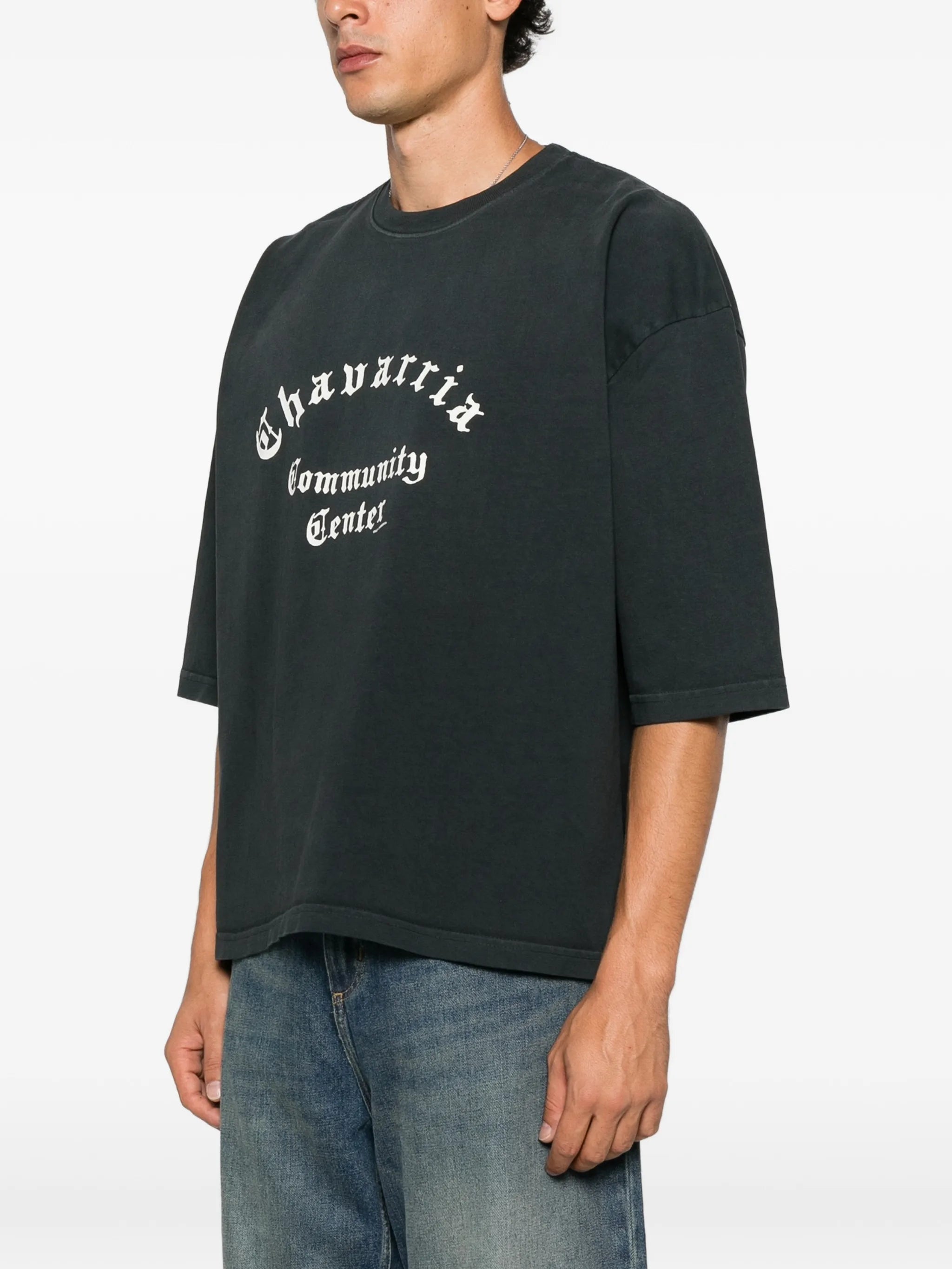Community Center Buffalo graphic-print drop-shoulder T-shirt
