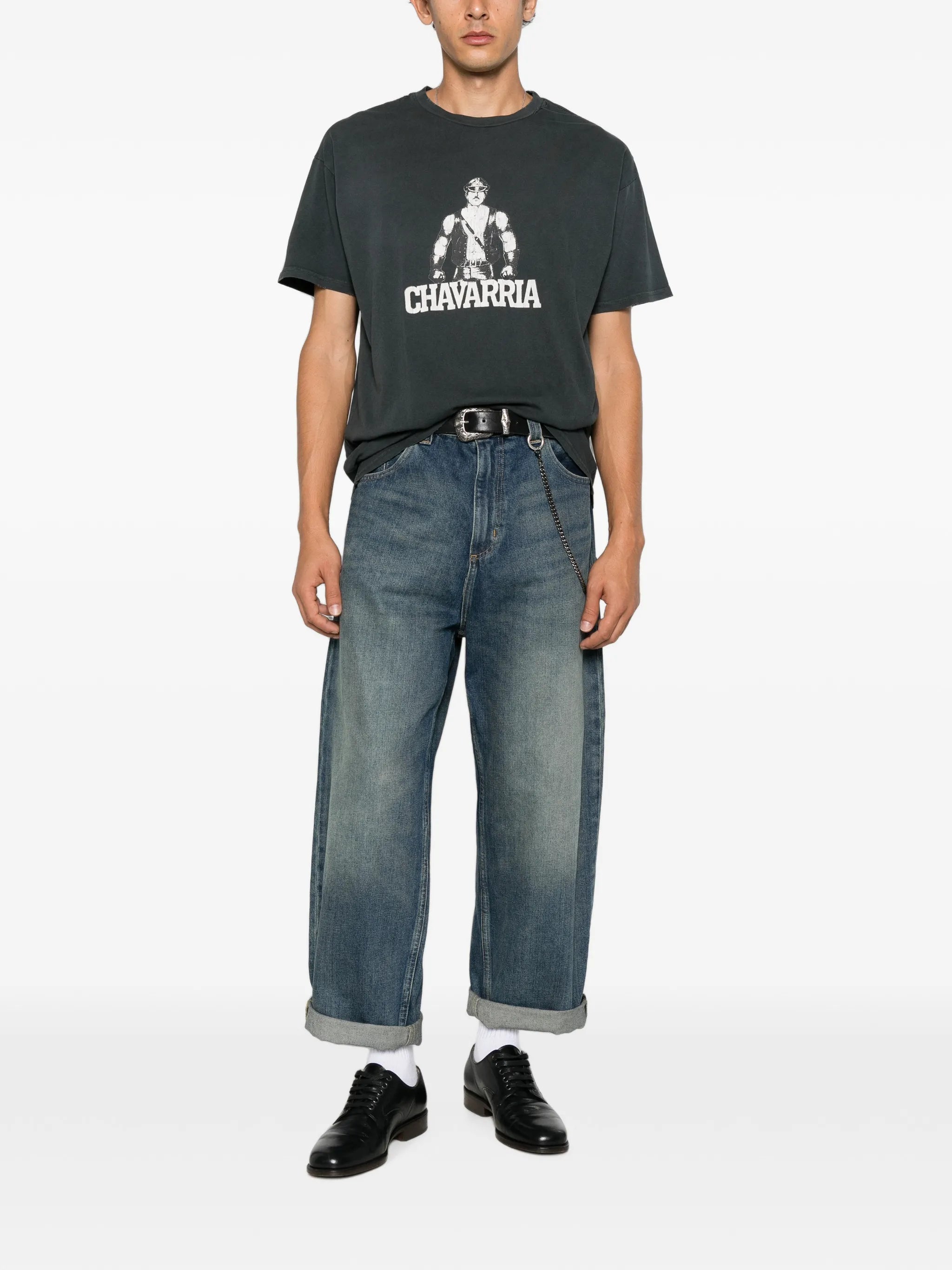 Leather Daddy Easy graphic-print T-shirt