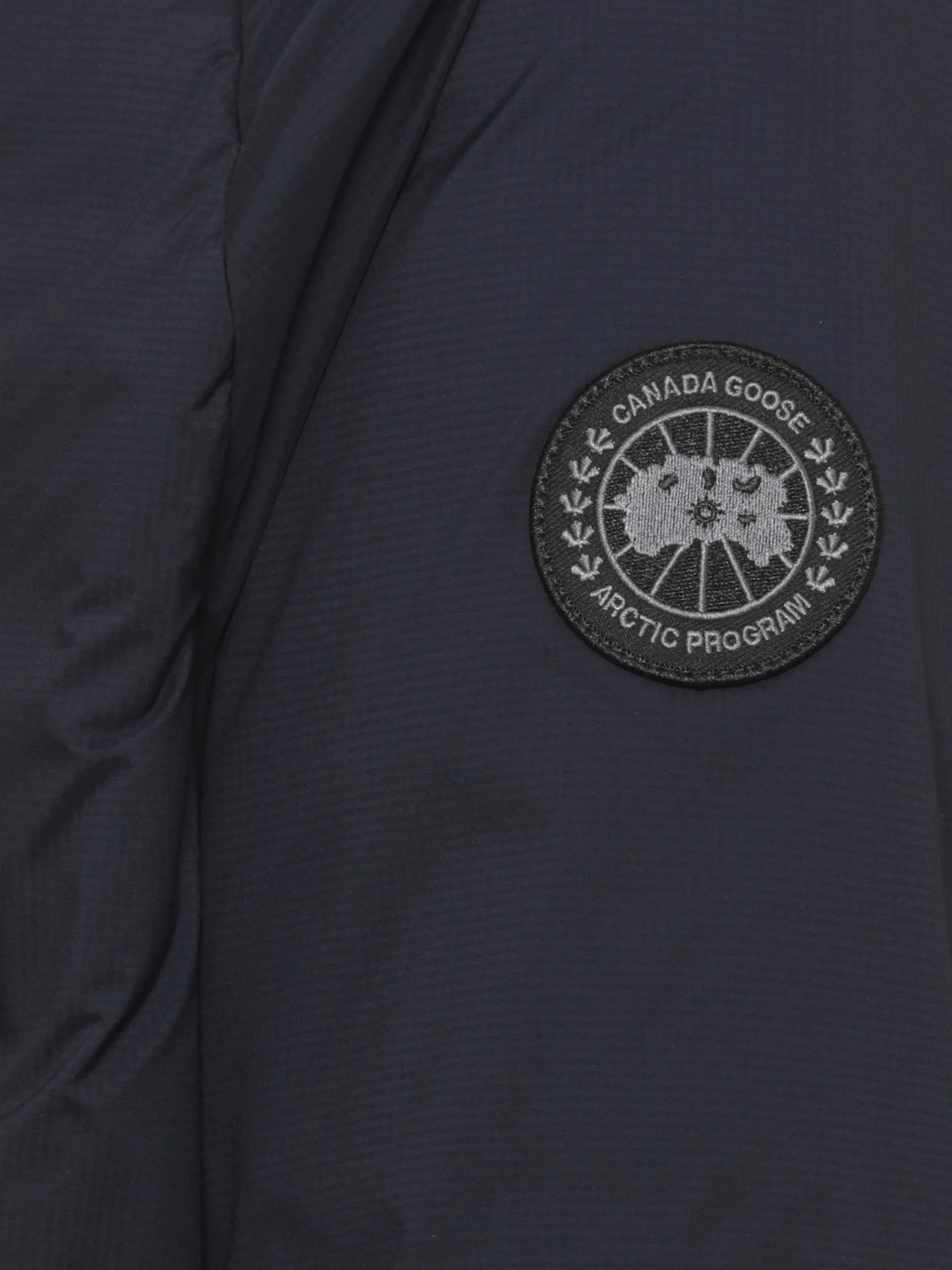 Lodge logo-patch jacket